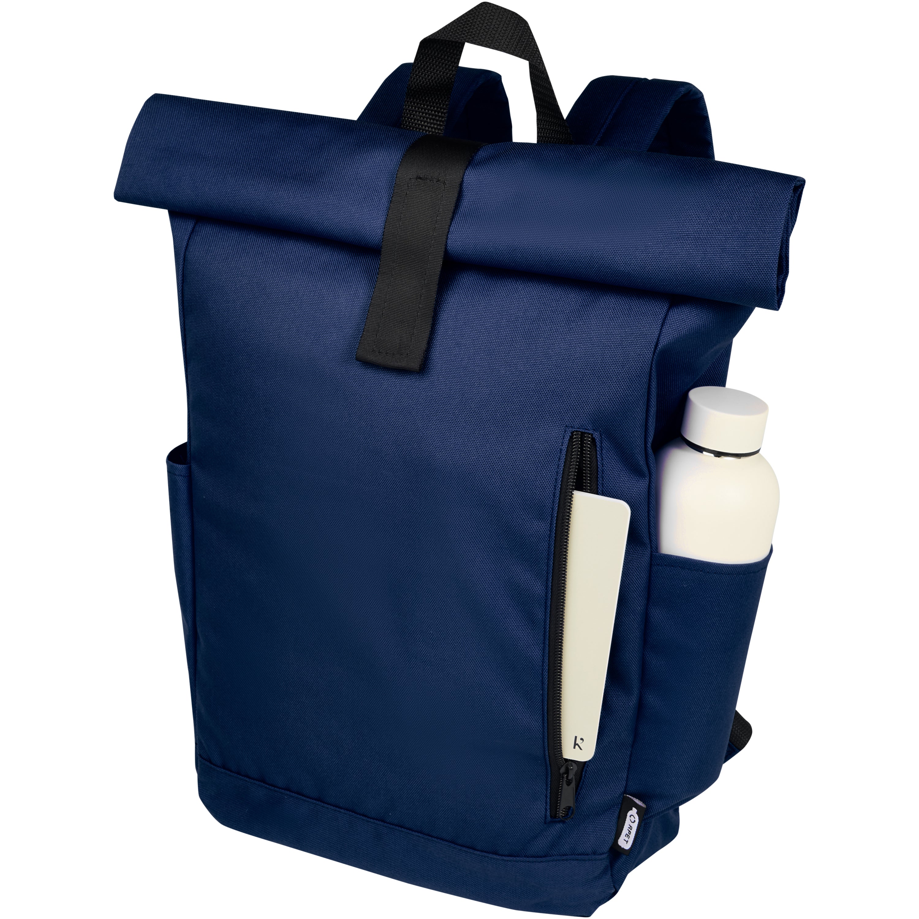 Byron Recycled Polyester Rolltop Backpack