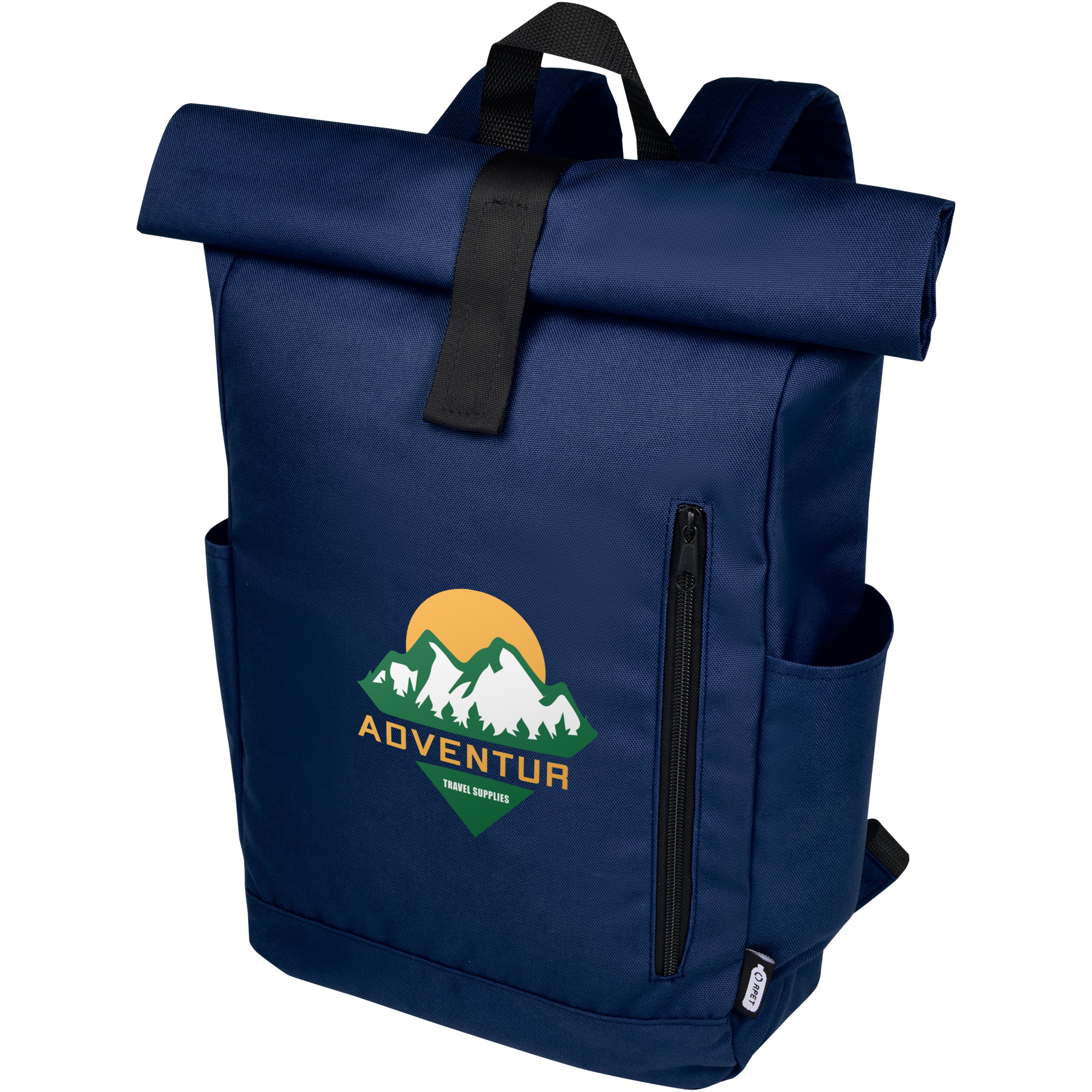 Byron Recycled Polyester Rolltop Backpack