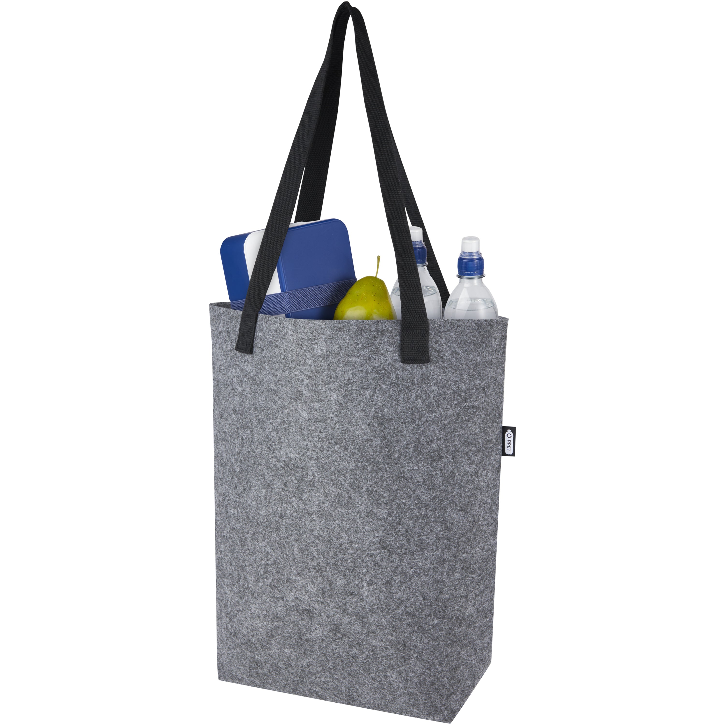 Recycled Felt Wide Bottom Tote Bag