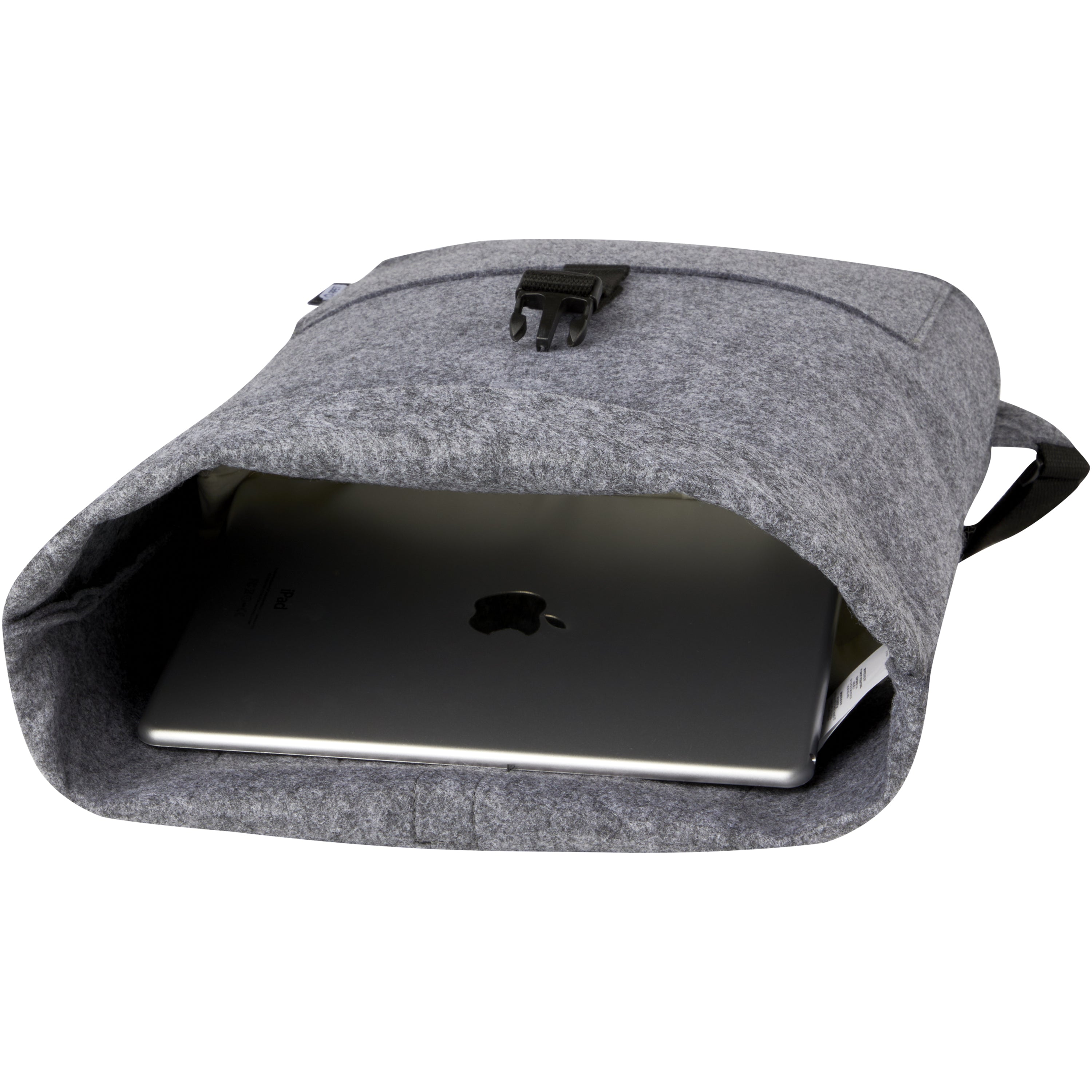 Recycled Felt Rolltop Bike Bag