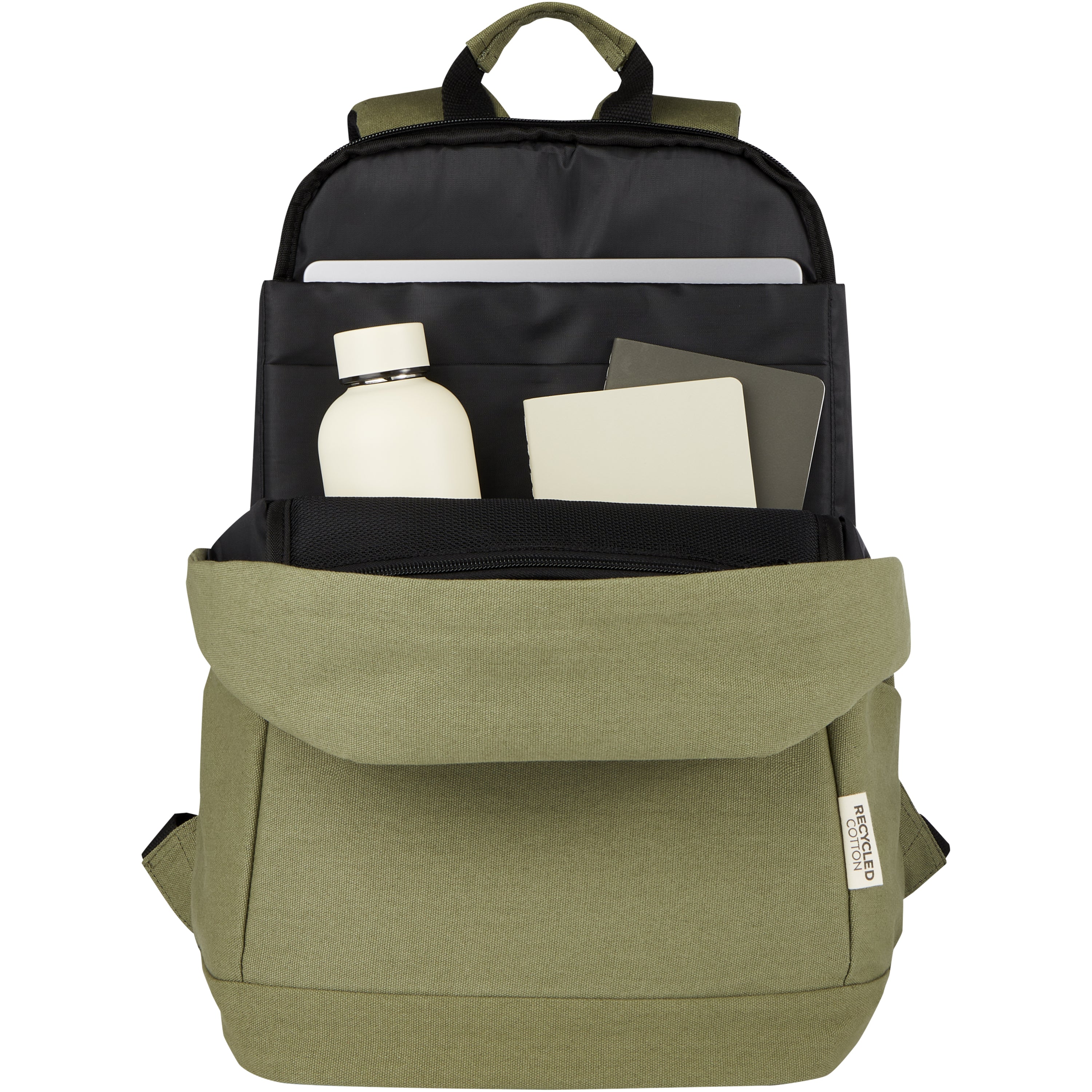 Recycled Canvas Anti-Theft Laptop Backpack