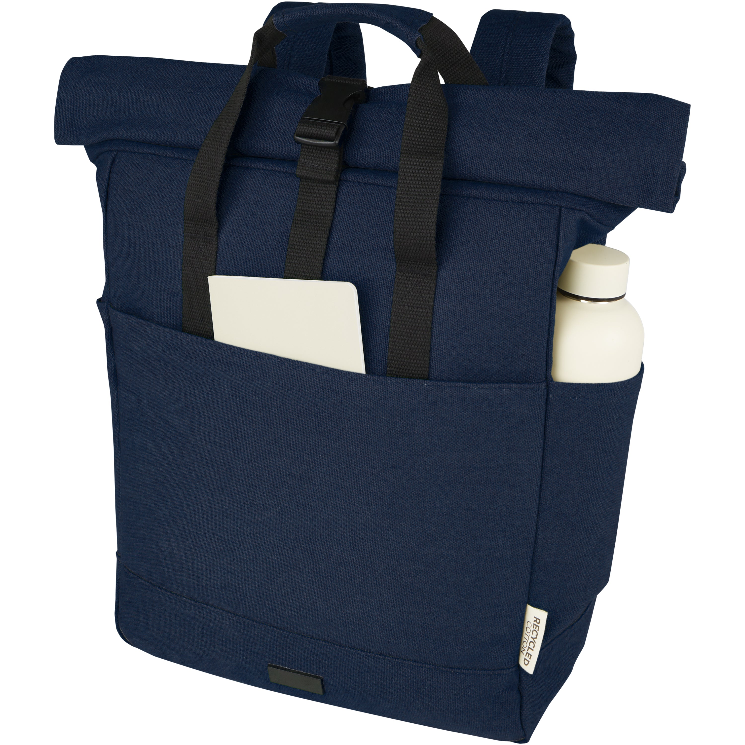 Joey Recycled Canvas Rolltop Laptop Backpack