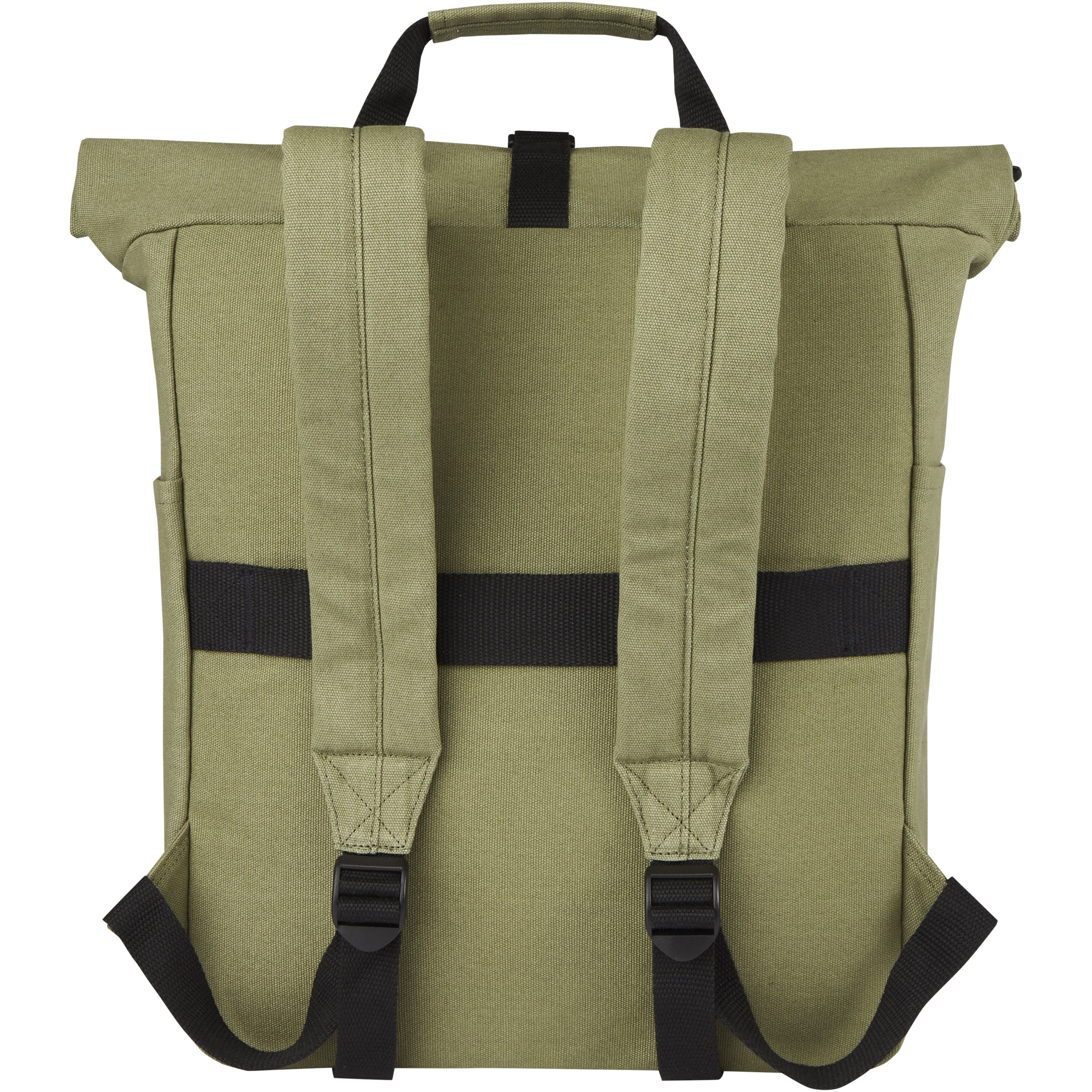 Joey Recycled Canvas Rolltop Laptop Backpack