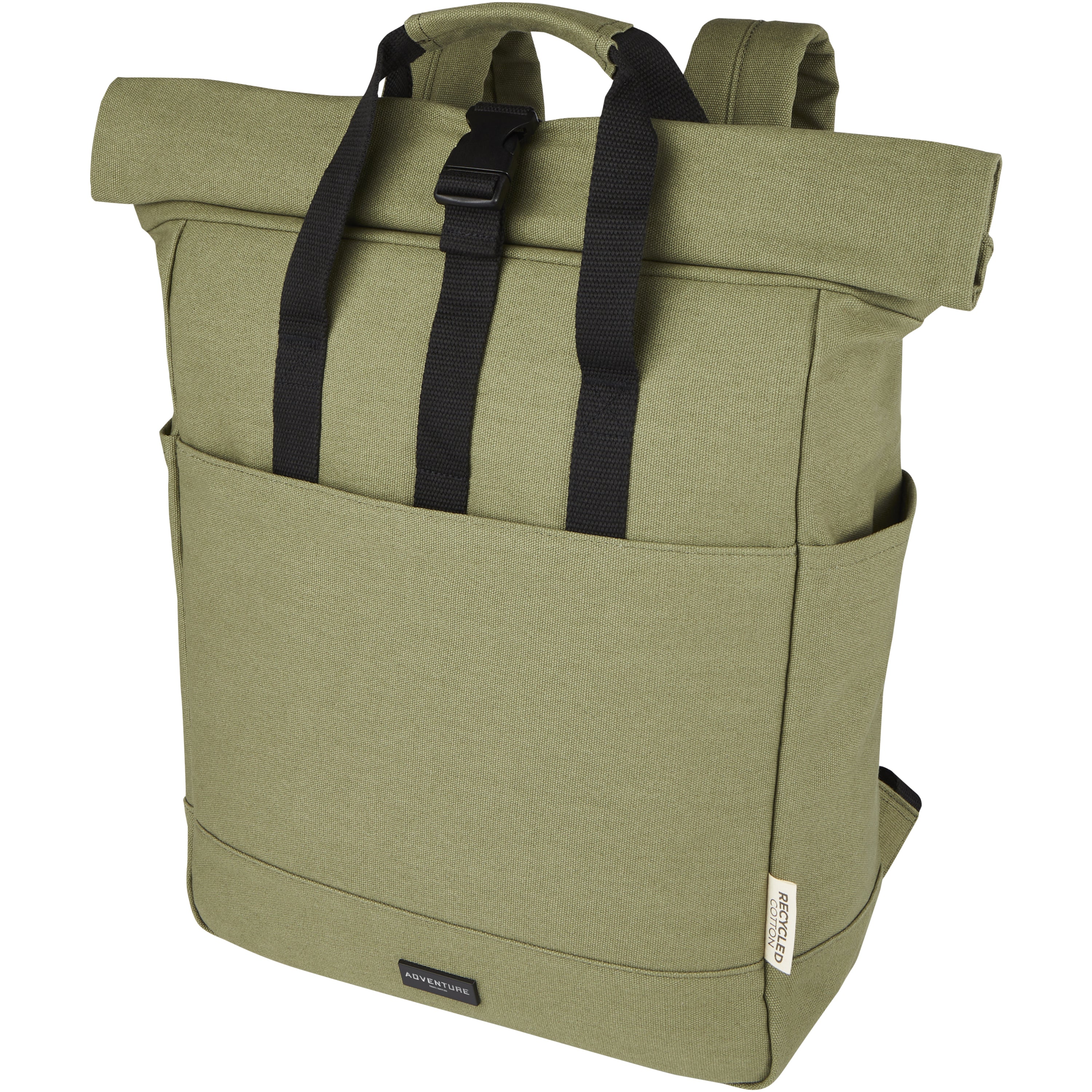 Joey Recycled Canvas Rolltop Laptop Backpack