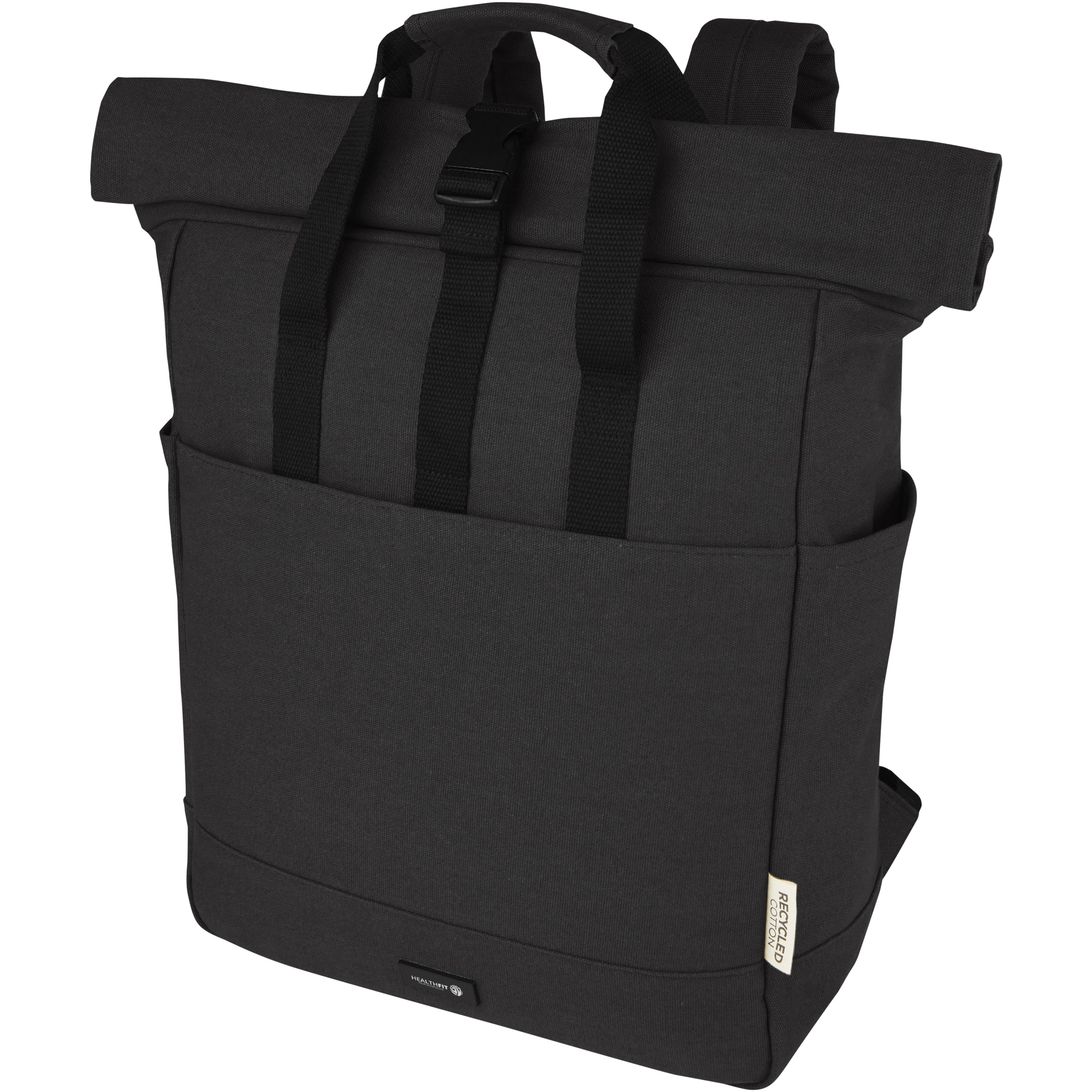 Joey Recycled Canvas Rolltop Laptop Backpack