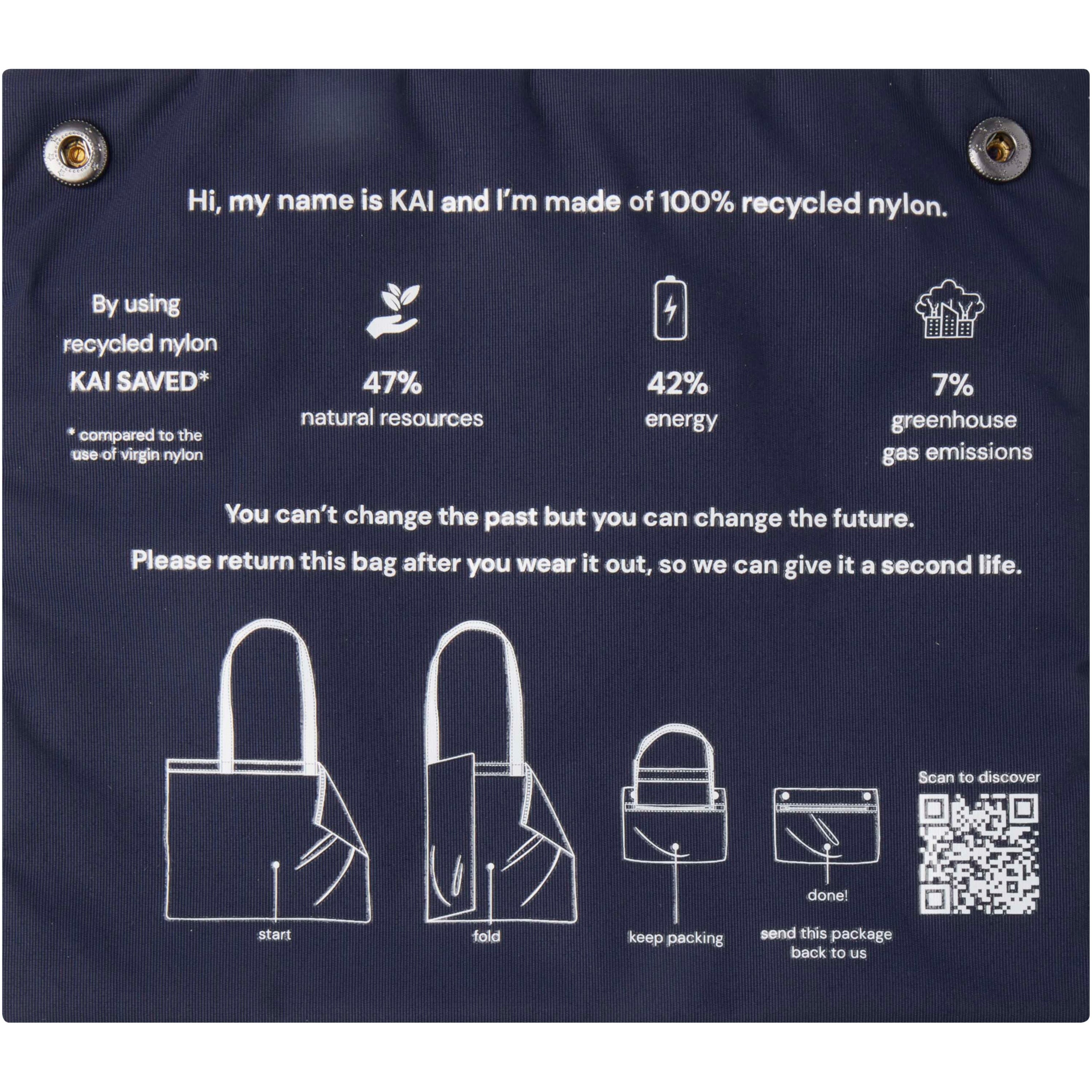 Kai Recycled Circular Tote Bag
