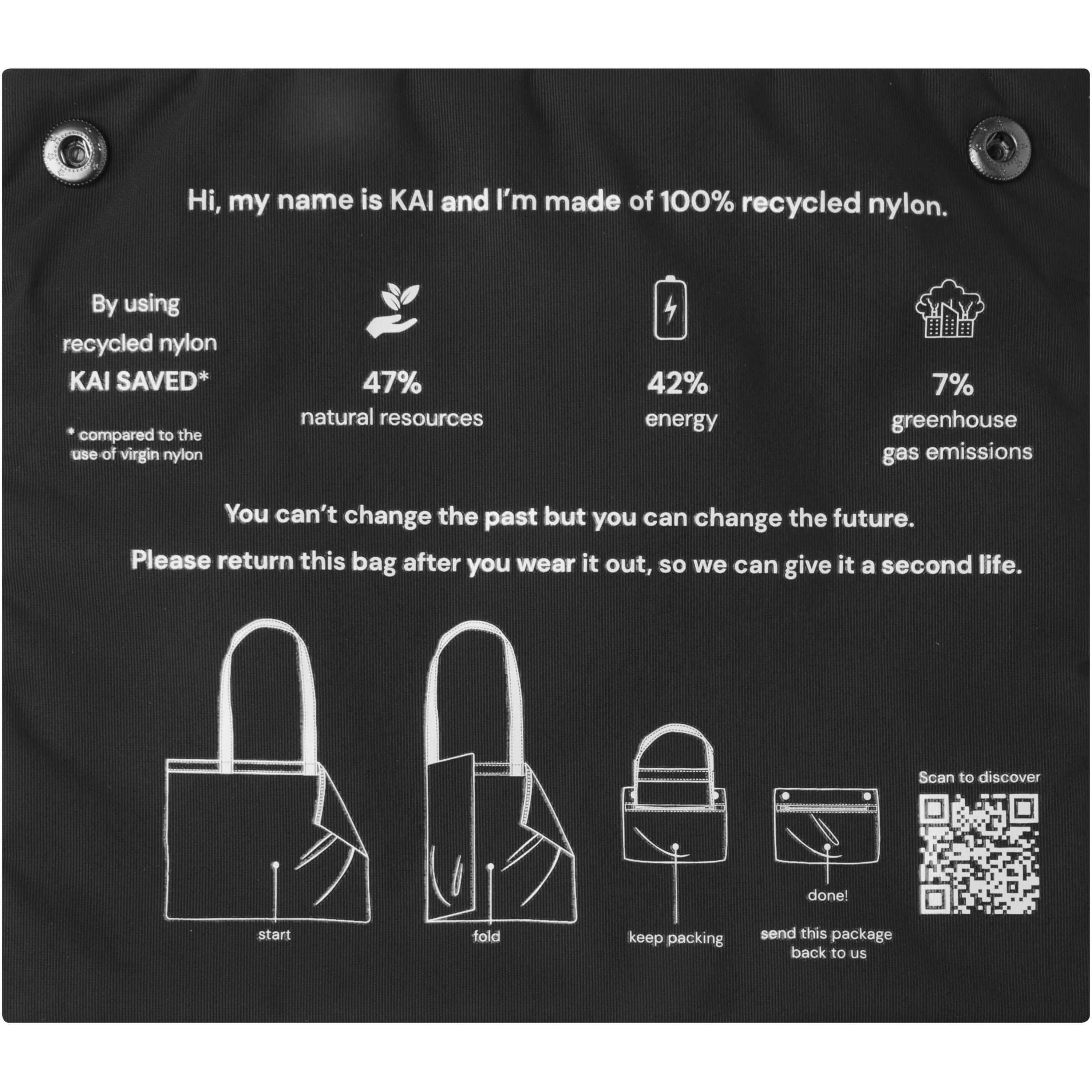 Kai Recycled Circular Tote Bag