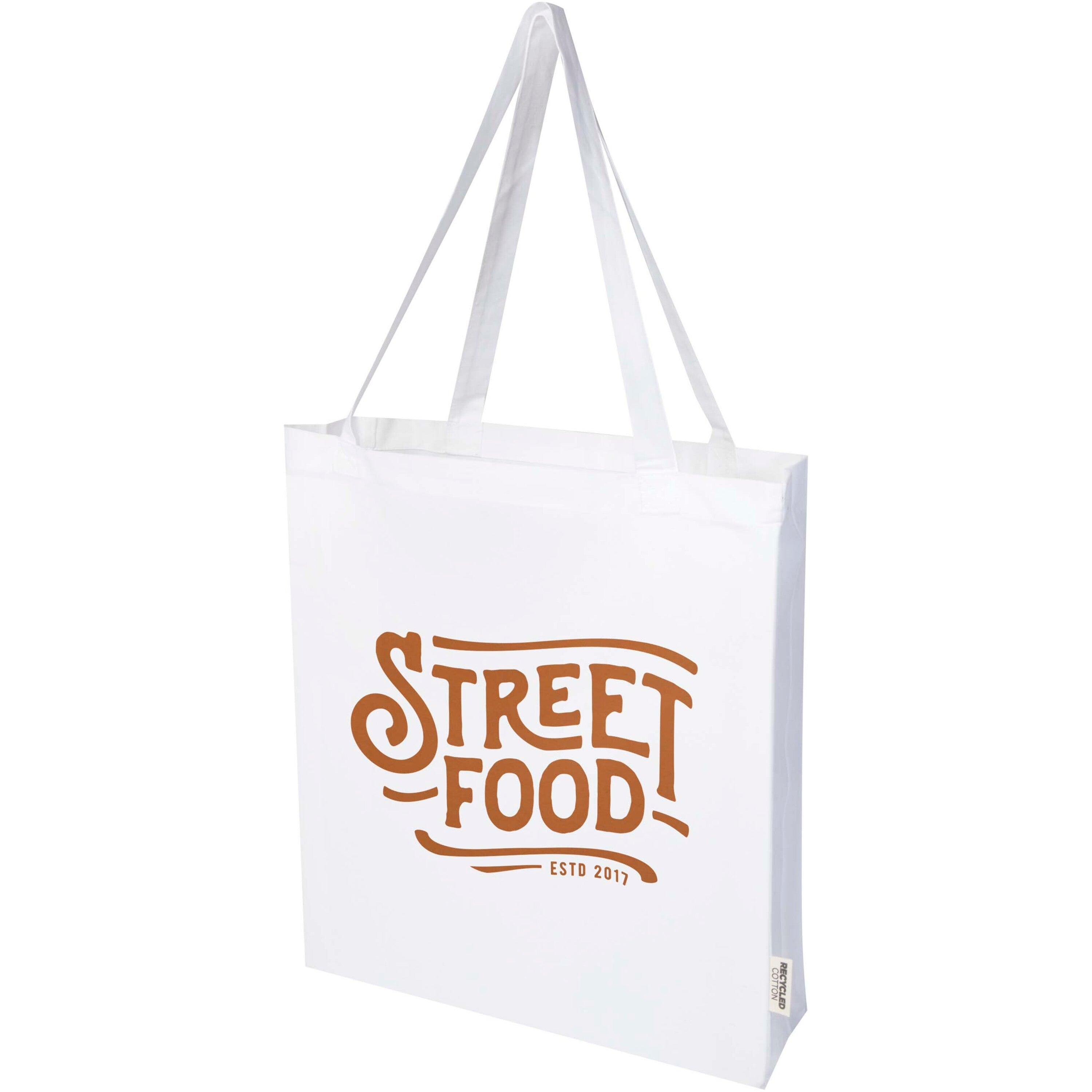 Madras Recycled Cotton Gusset Tote Bag