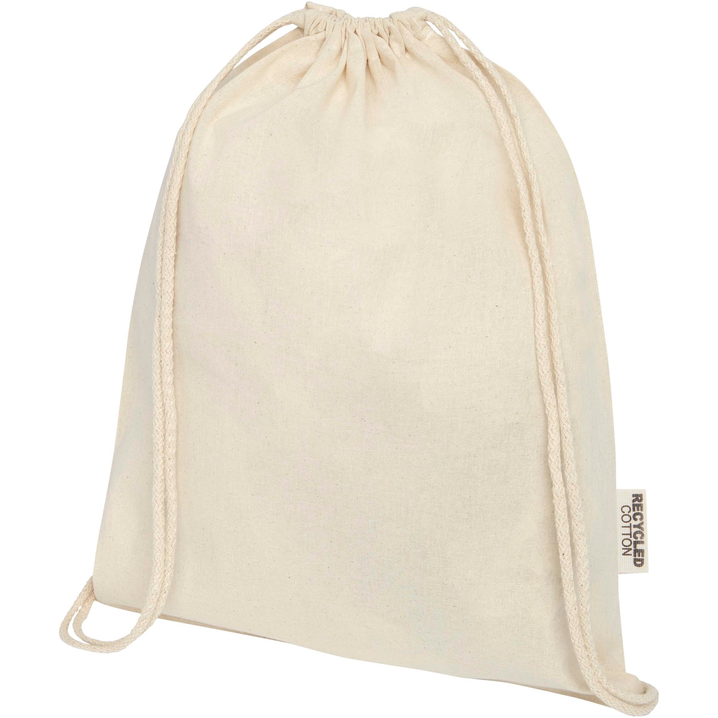 Oregon Upcycled Cotton Drawstring Bag