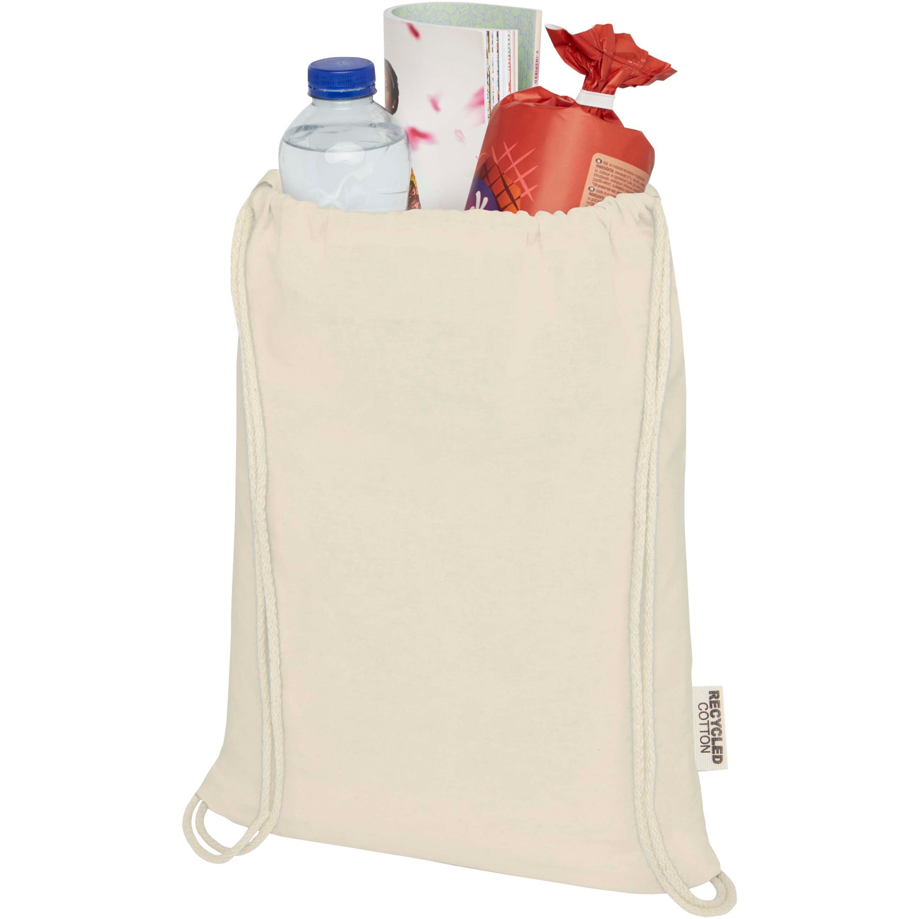 Oregon Upcycled Cotton Drawstring Bag