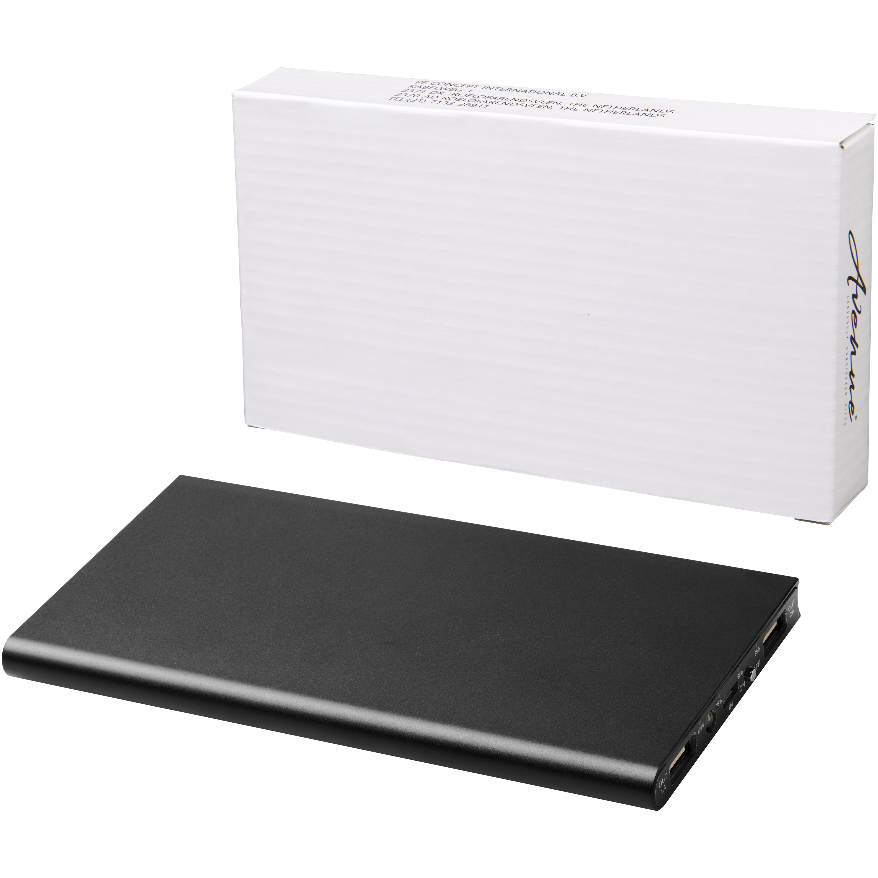 Plate 8000mAh Aluminium Powerbank