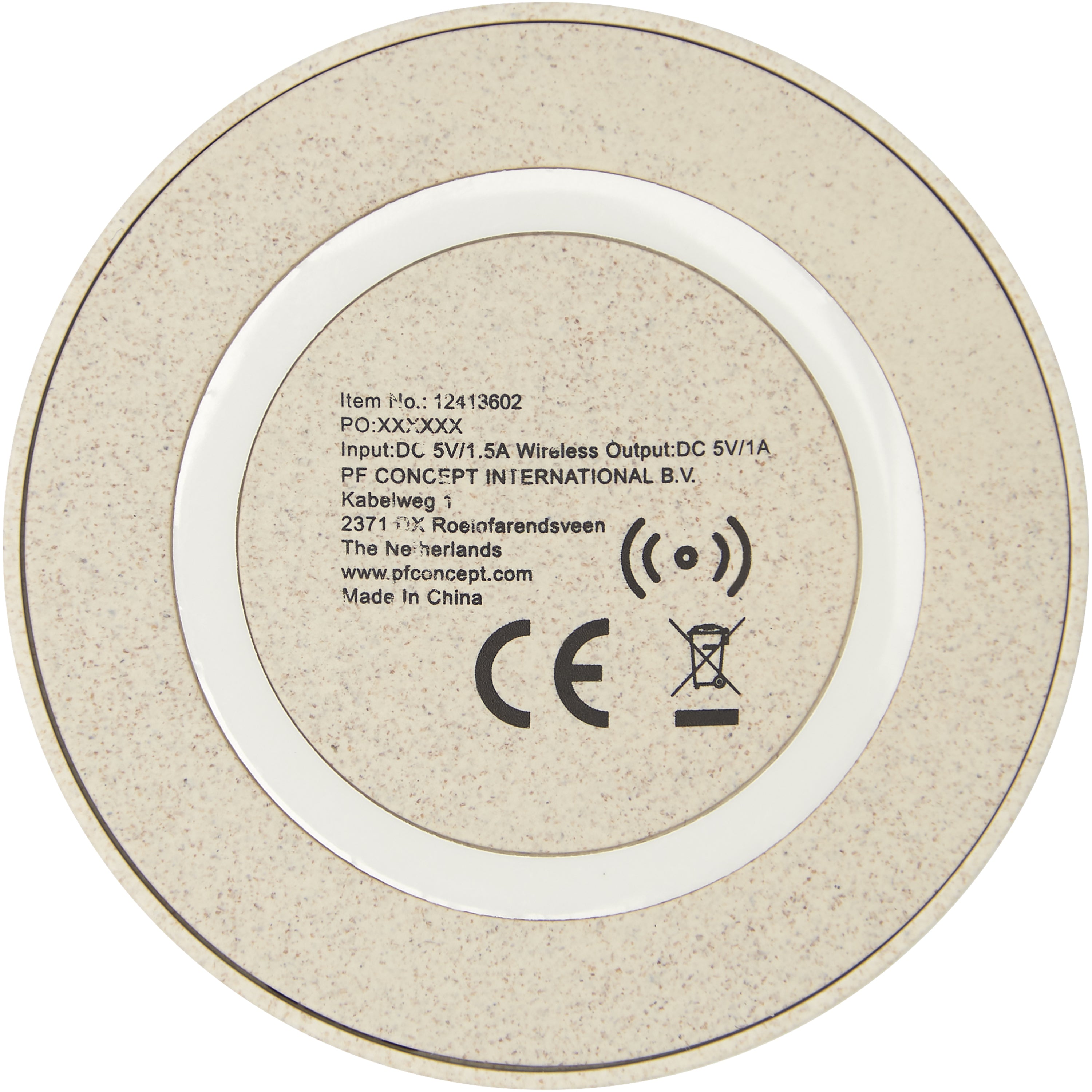 Naka Wheat Straw Wireless Charging Pad