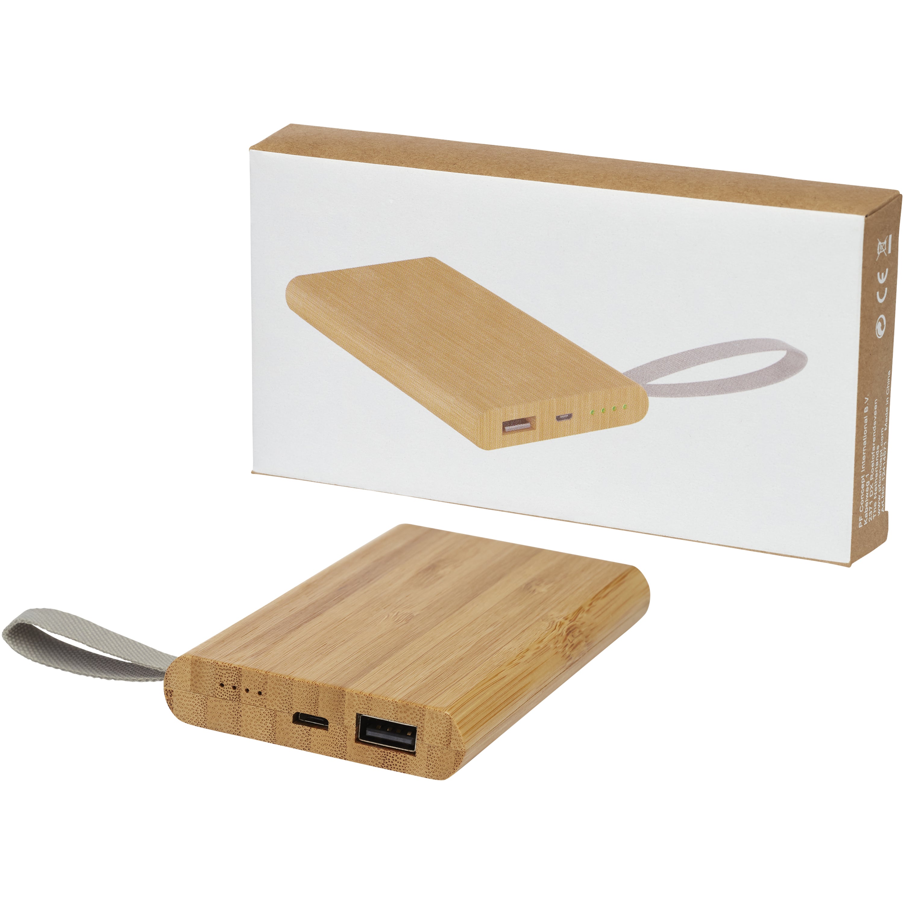 Tulda Bamboo Powerbank and Charging Cable