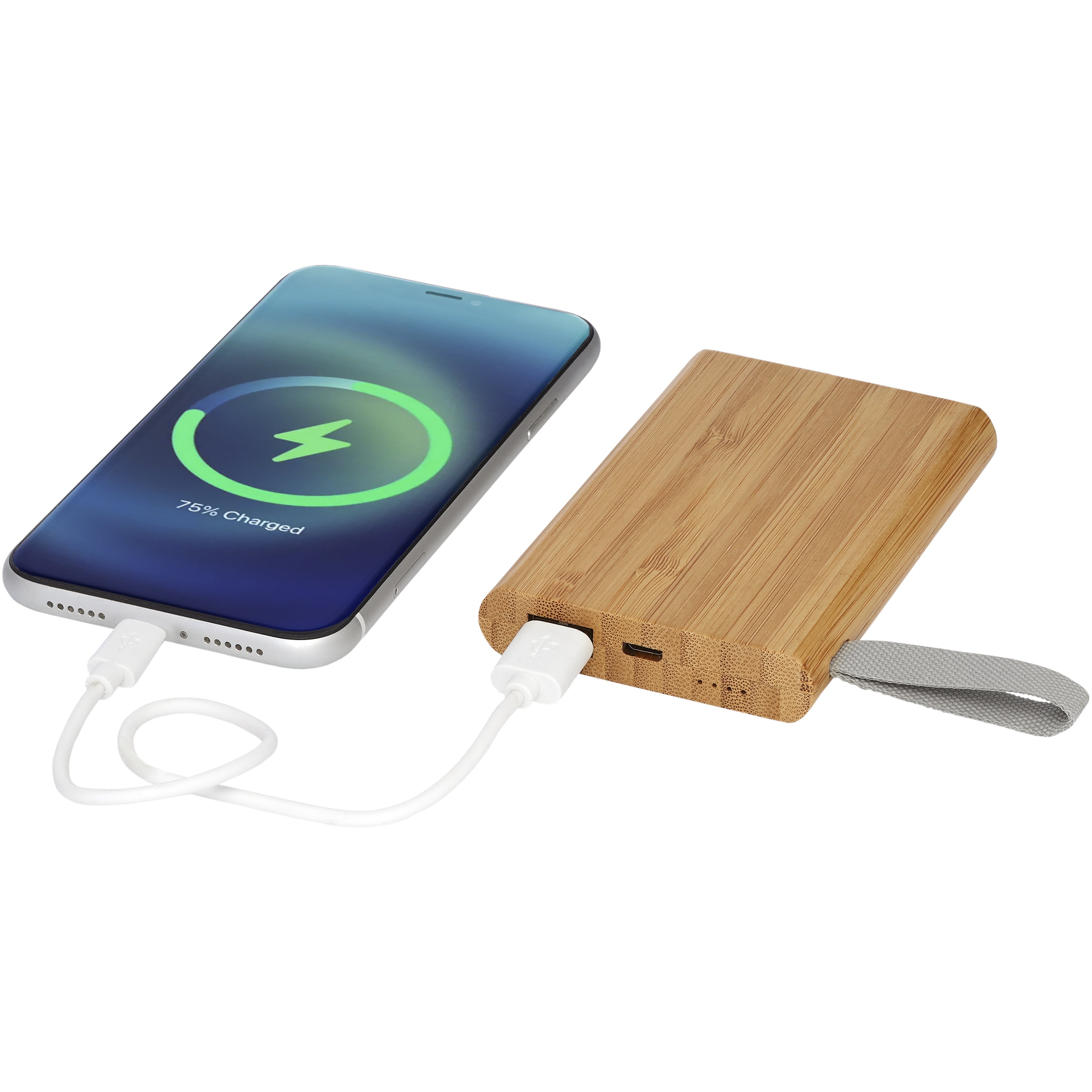 Tulda Bamboo Powerbank and Charging Cable