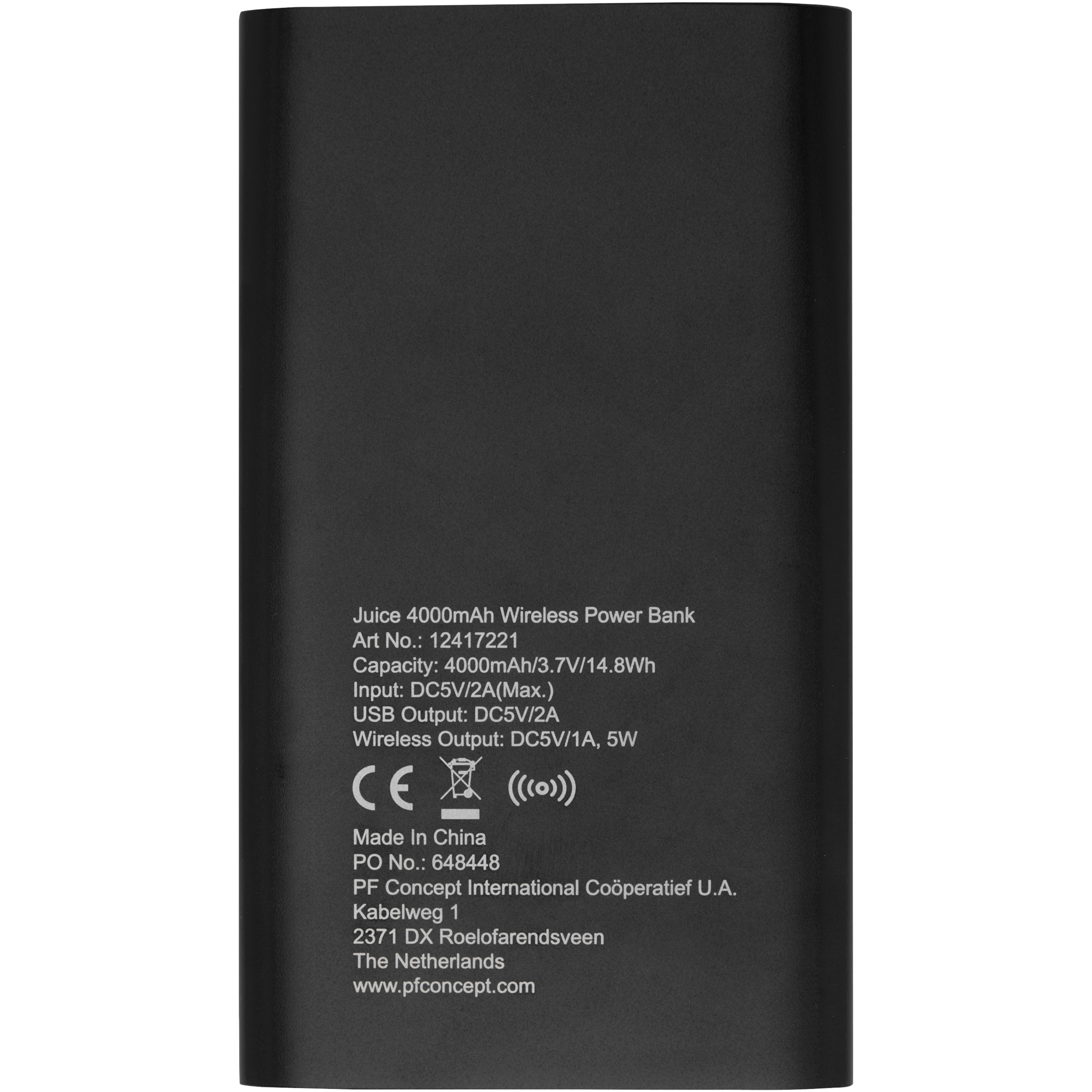 Juice 4000mAh Wireless Powerbank
