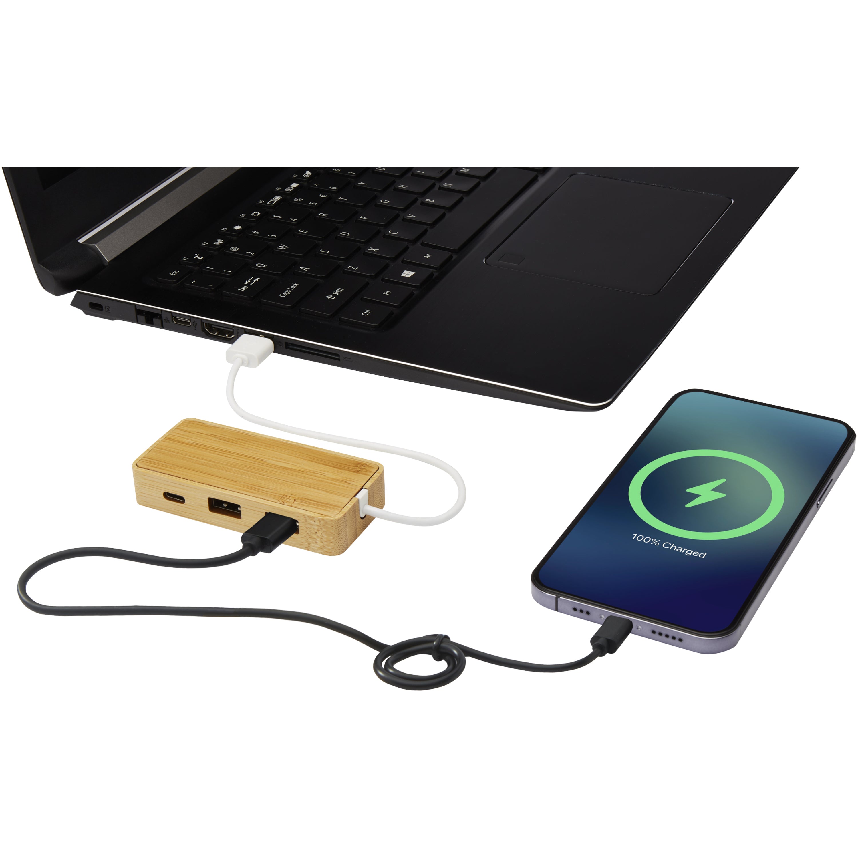 Bamboo USB Hub