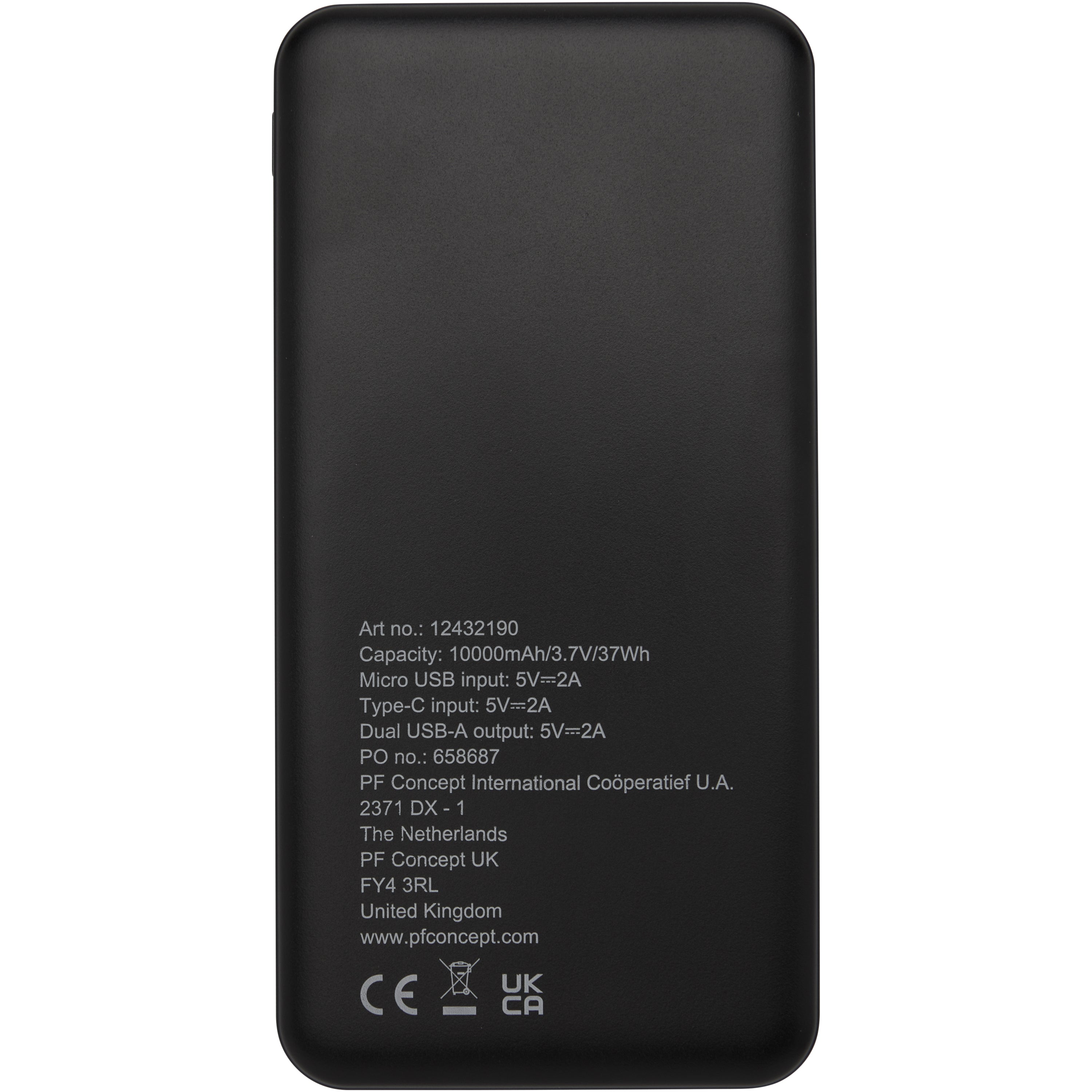 Fast Charging Powerbank in Recycled Plastic