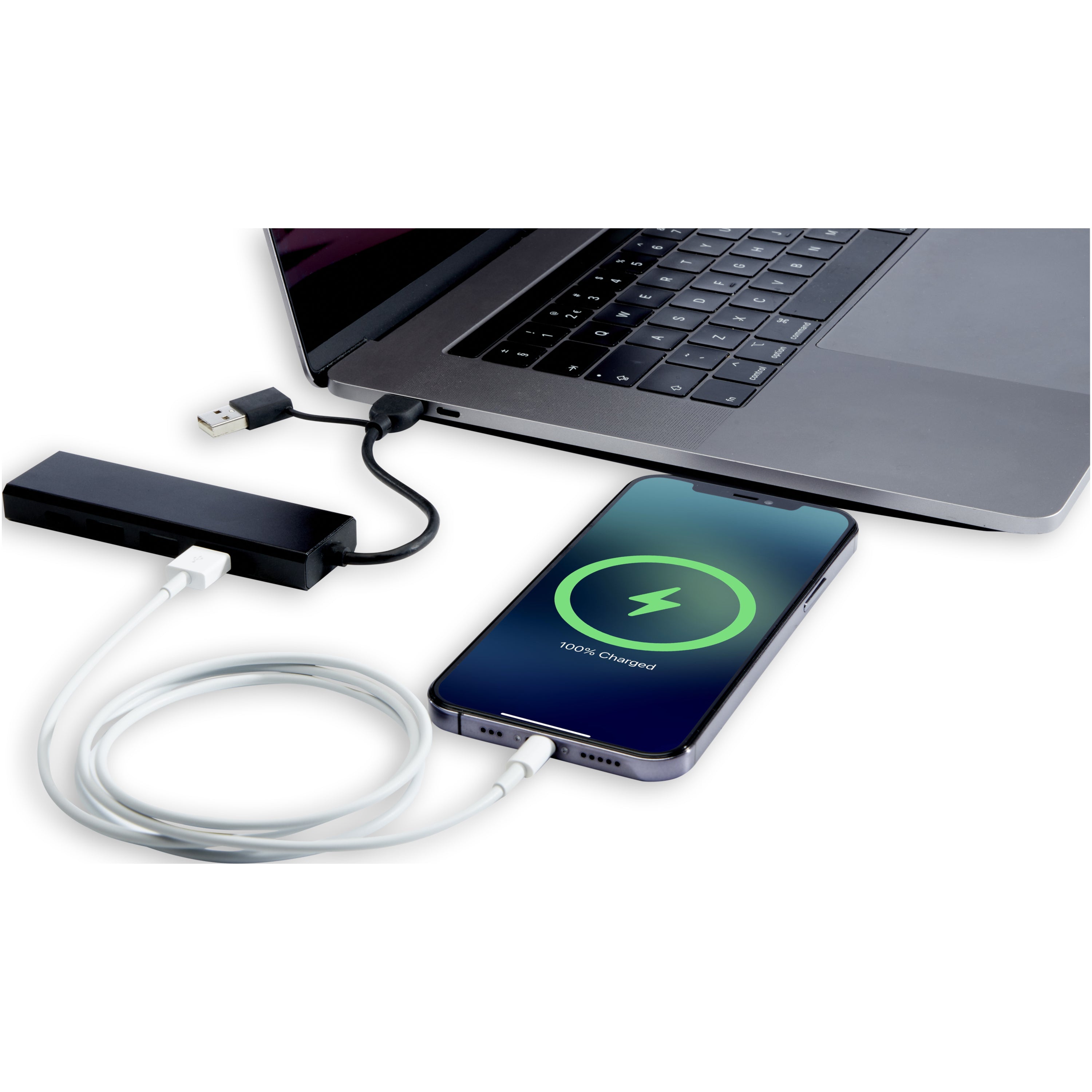 Rise Recycled Aluminium USB 2.0 Hub