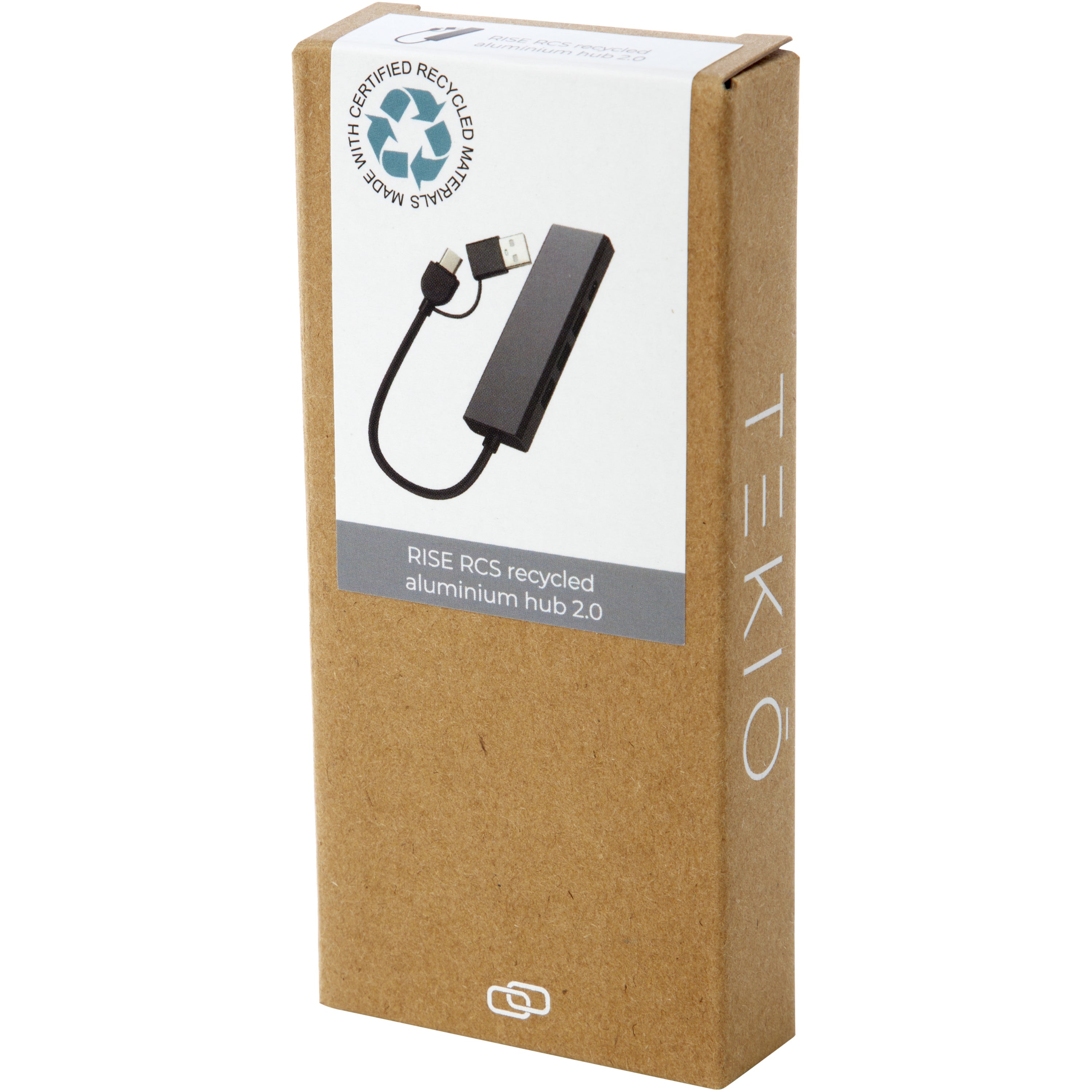 Rise Recycled Aluminium USB 2.0 Hub