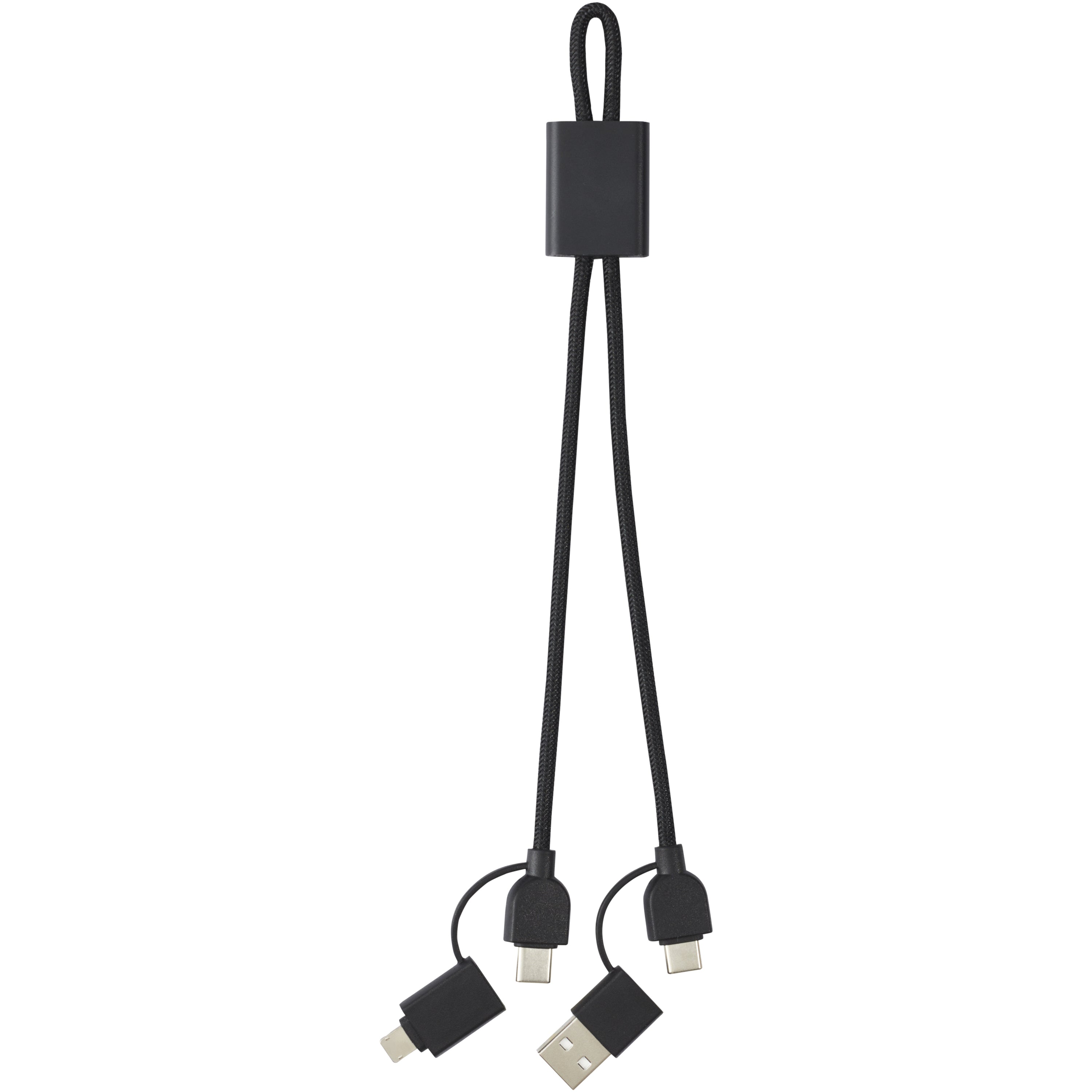6-in-1 Recycled Aluminium Data Transfer Charging Cable