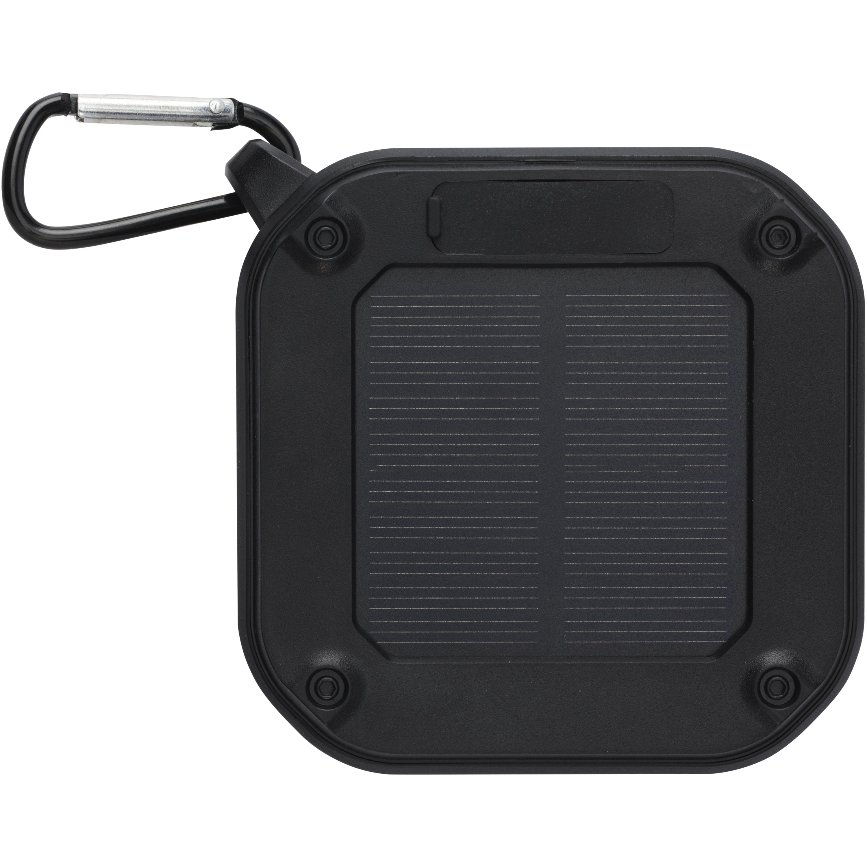 Solo Recycled Plastic Solar Wireless Speaker with Carabiner