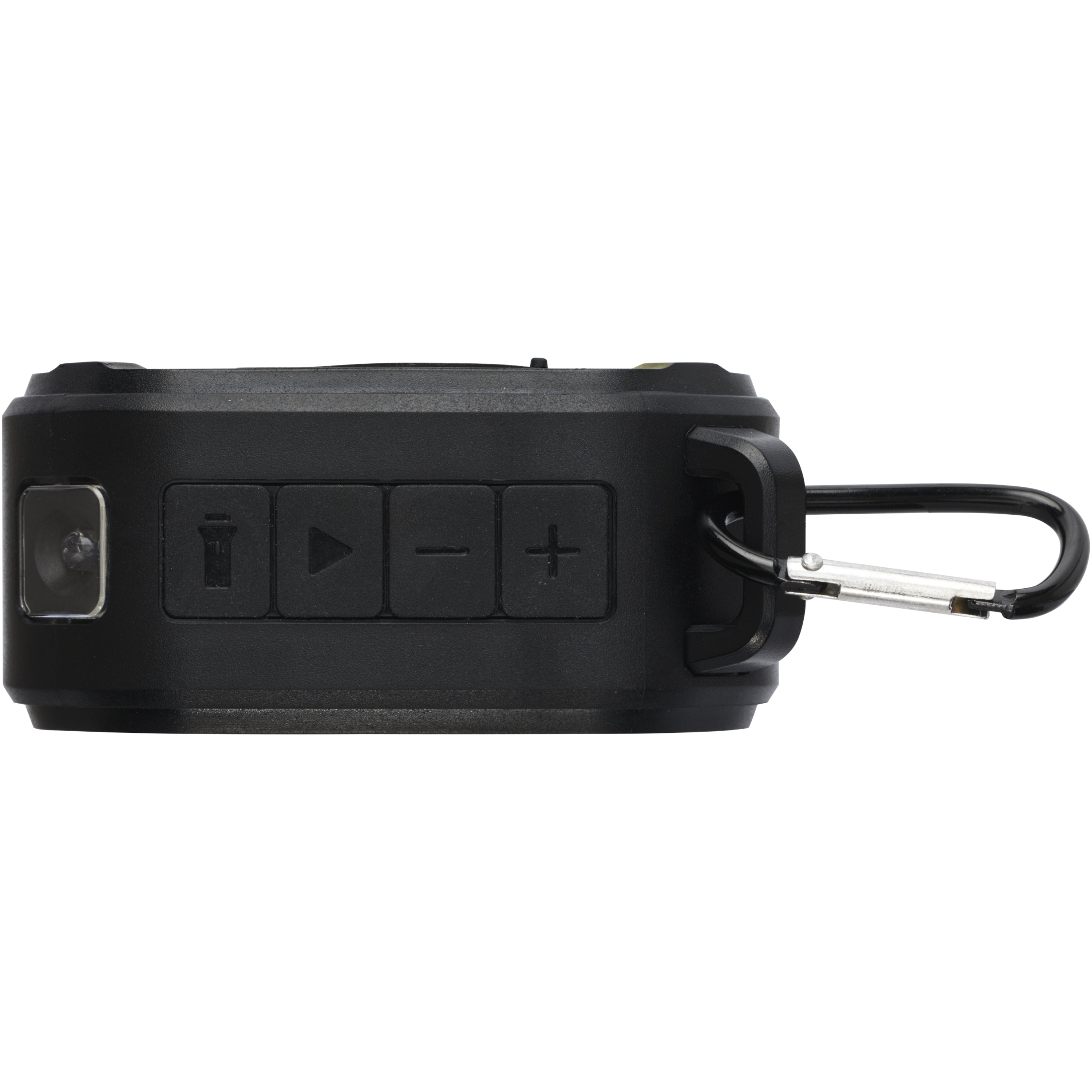 Solo Recycled Plastic Solar Wireless Speaker with Carabiner