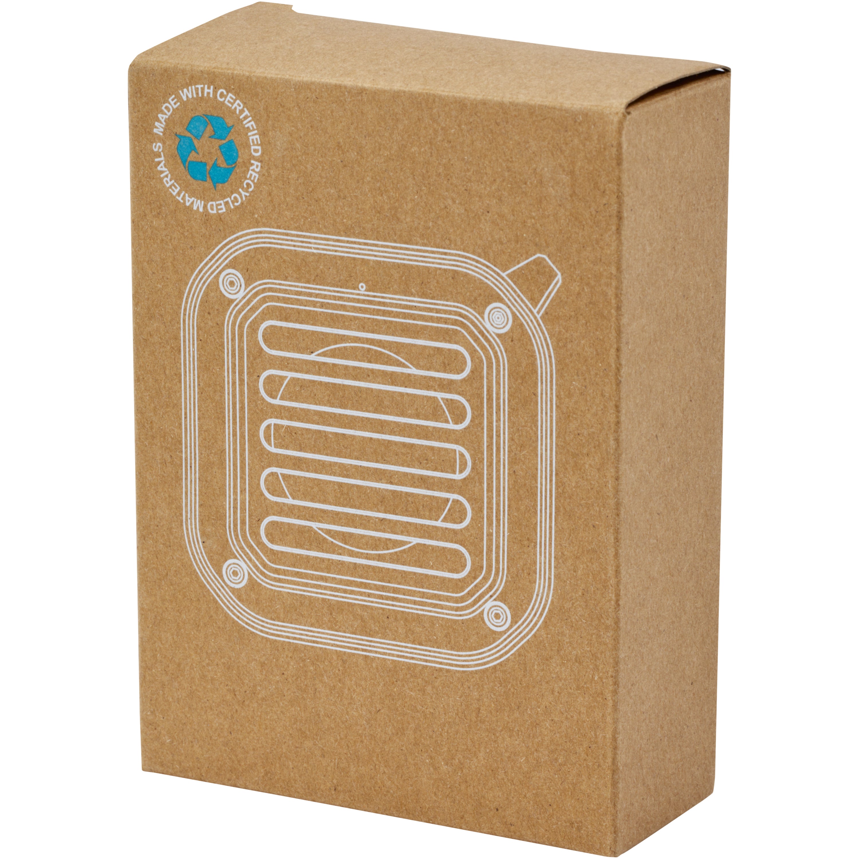 Solo Recycled Plastic Solar Wireless Speaker with Carabiner