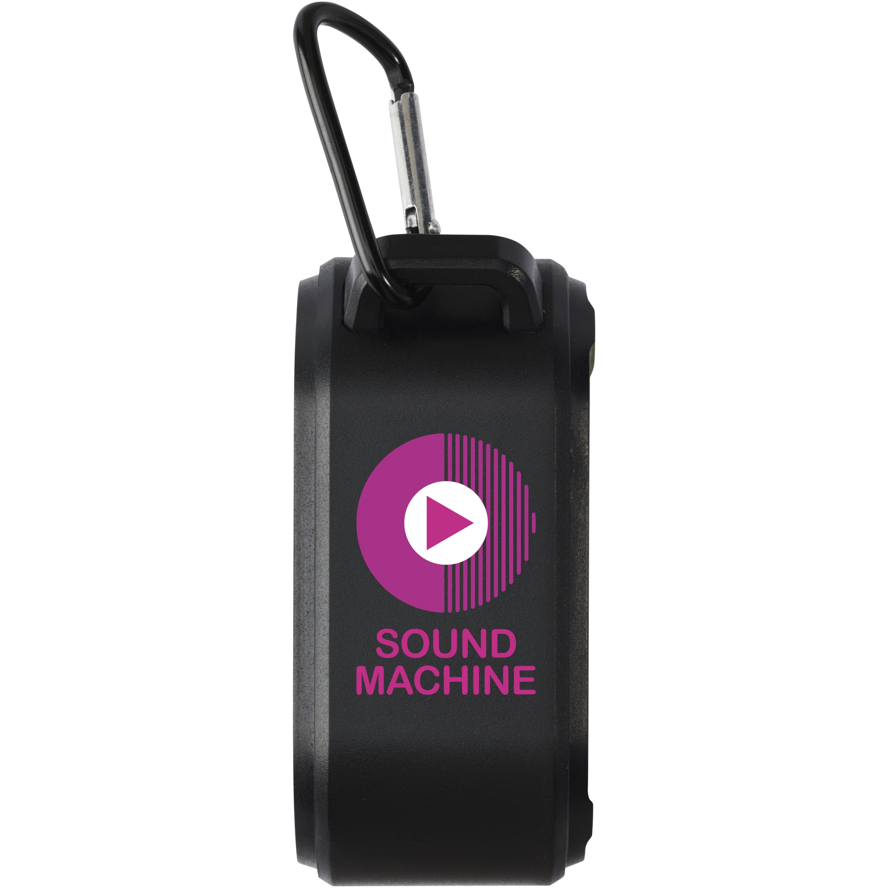 Solo Recycled Plastic Solar Wireless Speaker with Carabiner