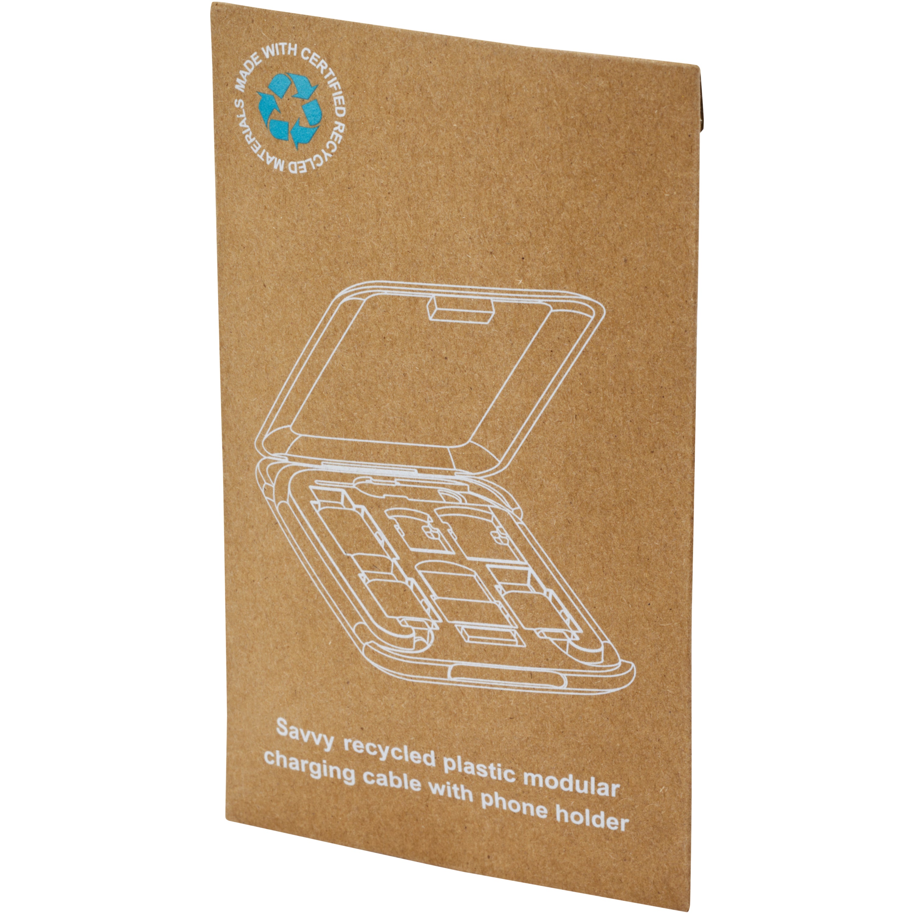 Recycled Plastic Modular Charger and Phone Holder