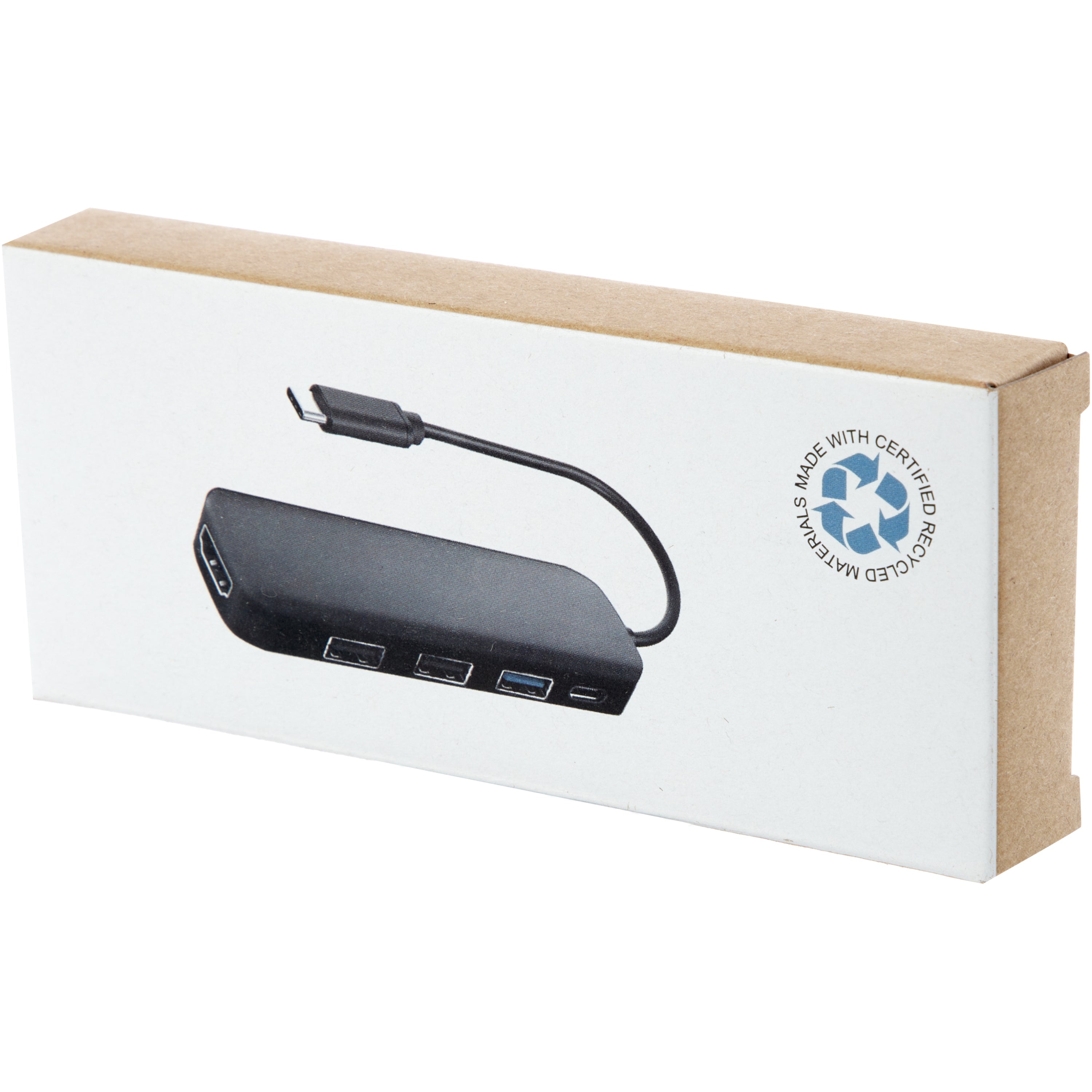 Recycled Plastic Multimedia Adapter with HDMI Port