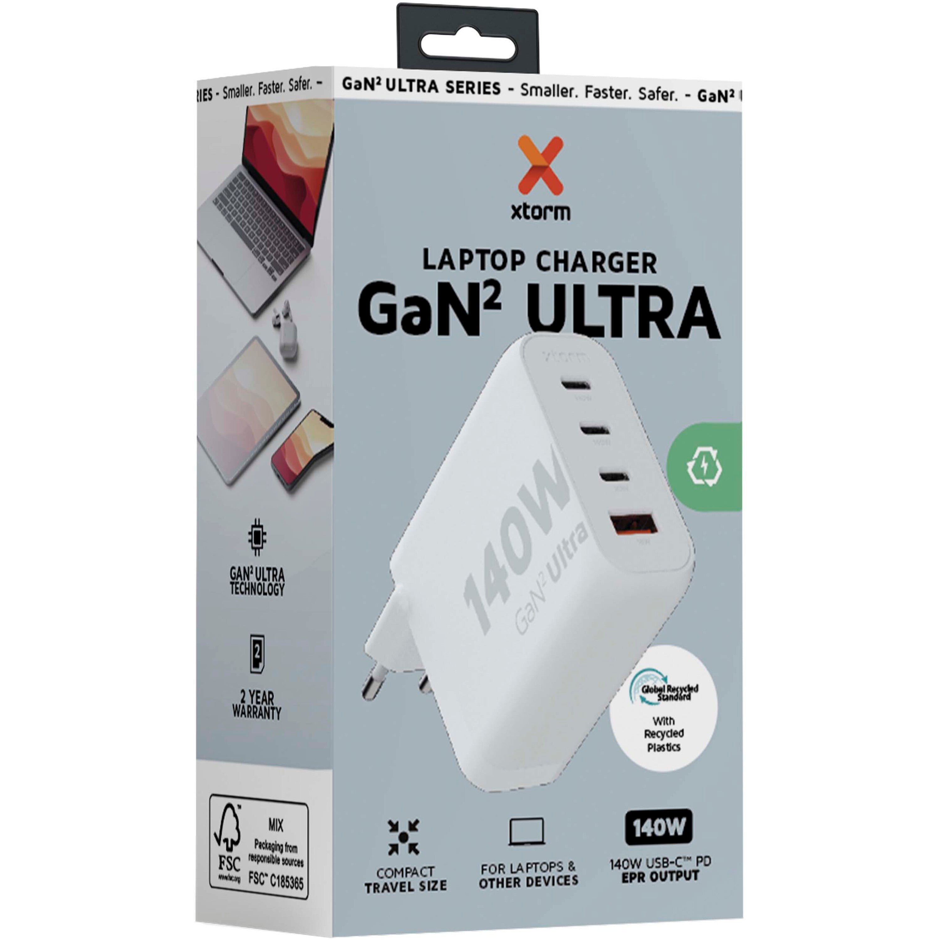 Xtorm Ultra 4 USB Port 140W Wall Adapter