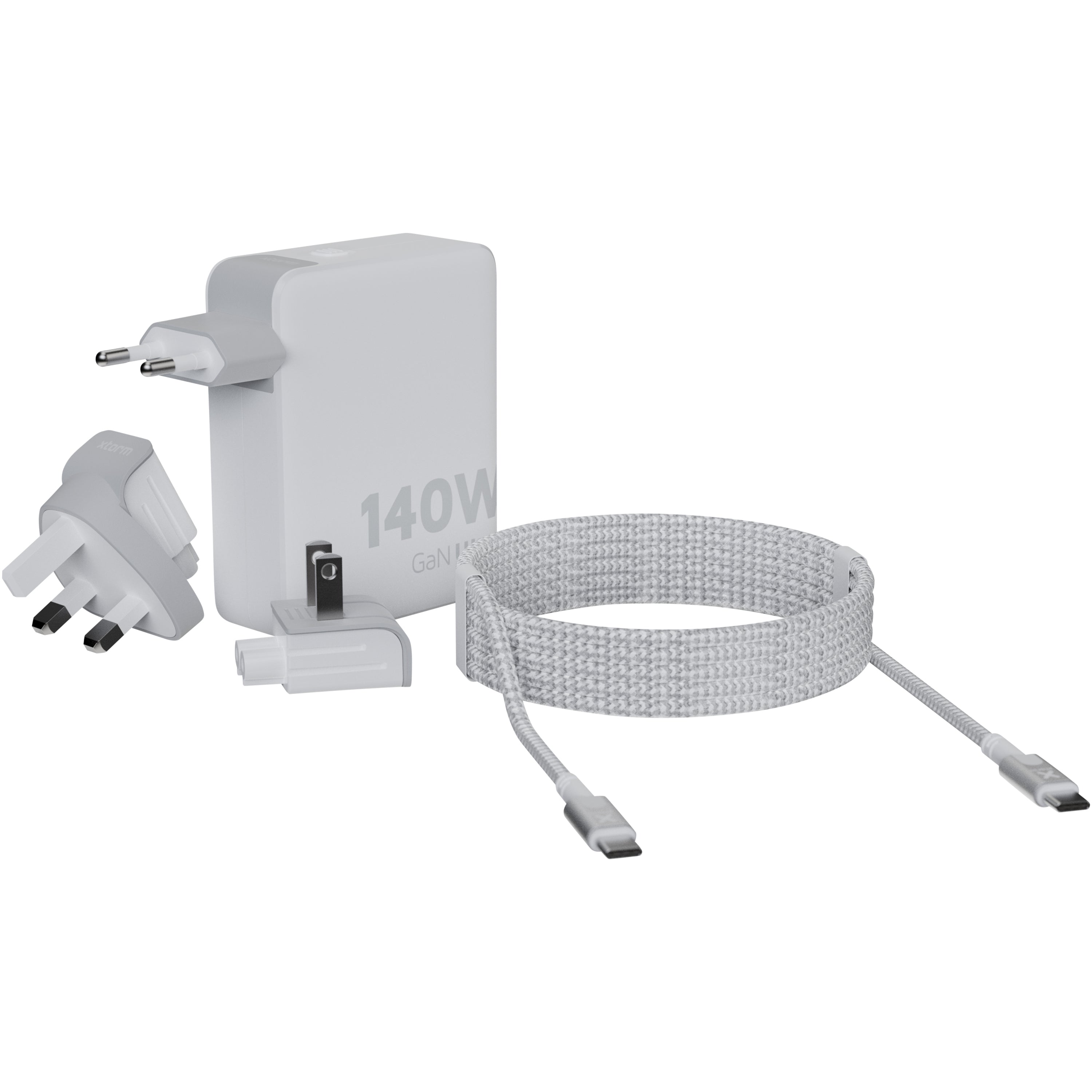Xtorm 140W Travel Charger with 240W USB-C Power Cable