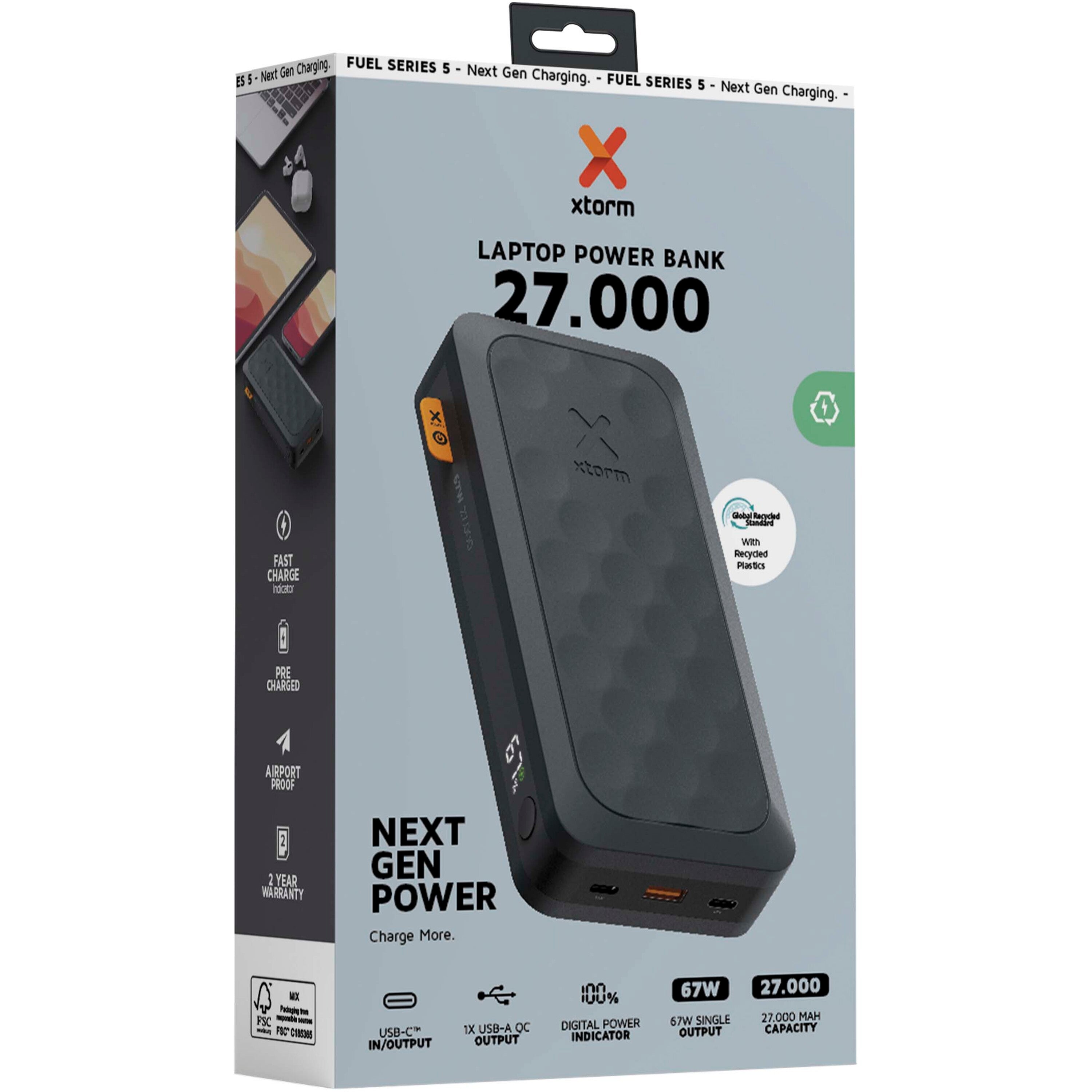 Xtorm Fuel Series Ultra Fast 3-Port Powerbank