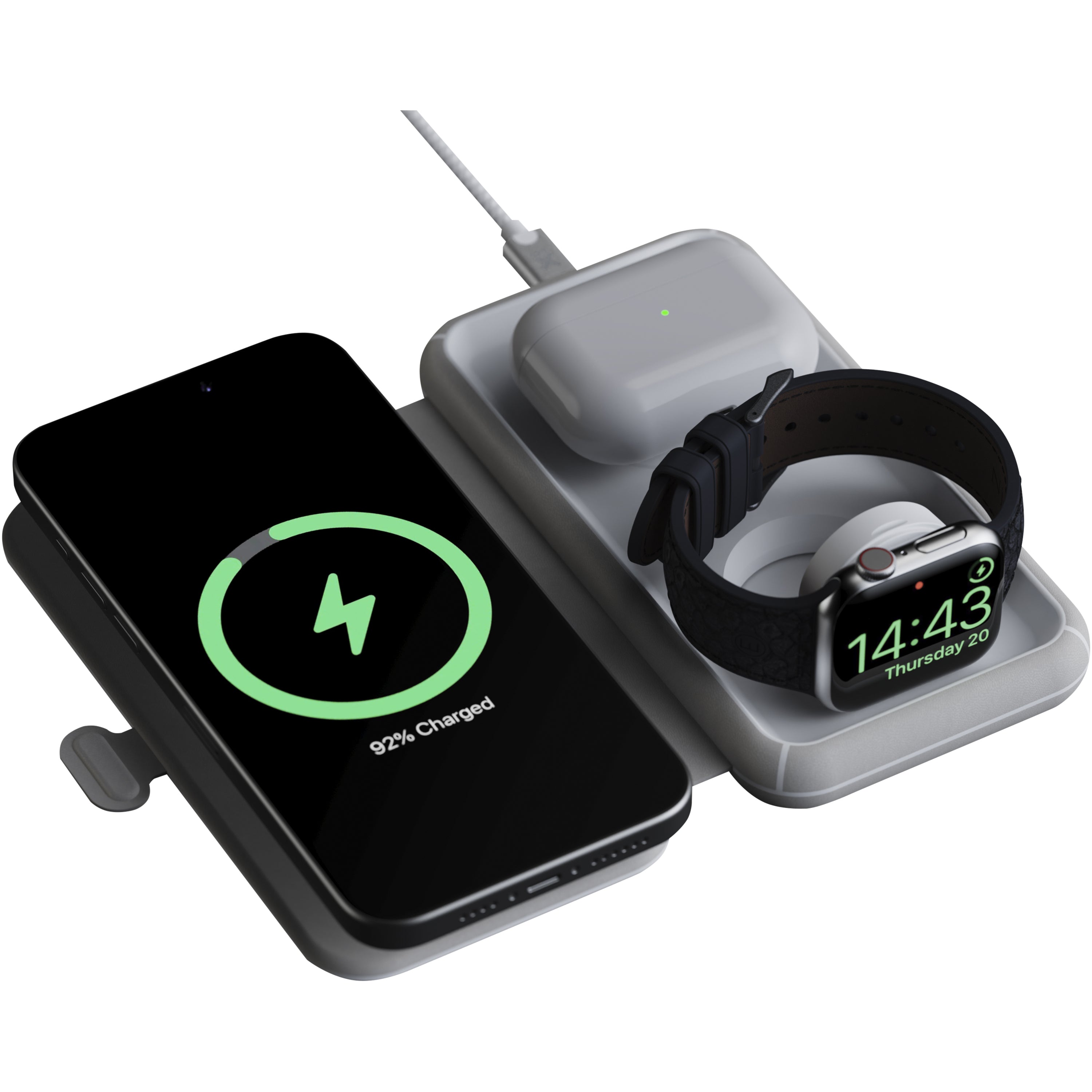 Xtorm Foldable 3-in-1 Wireless Magnetic Travel Charger