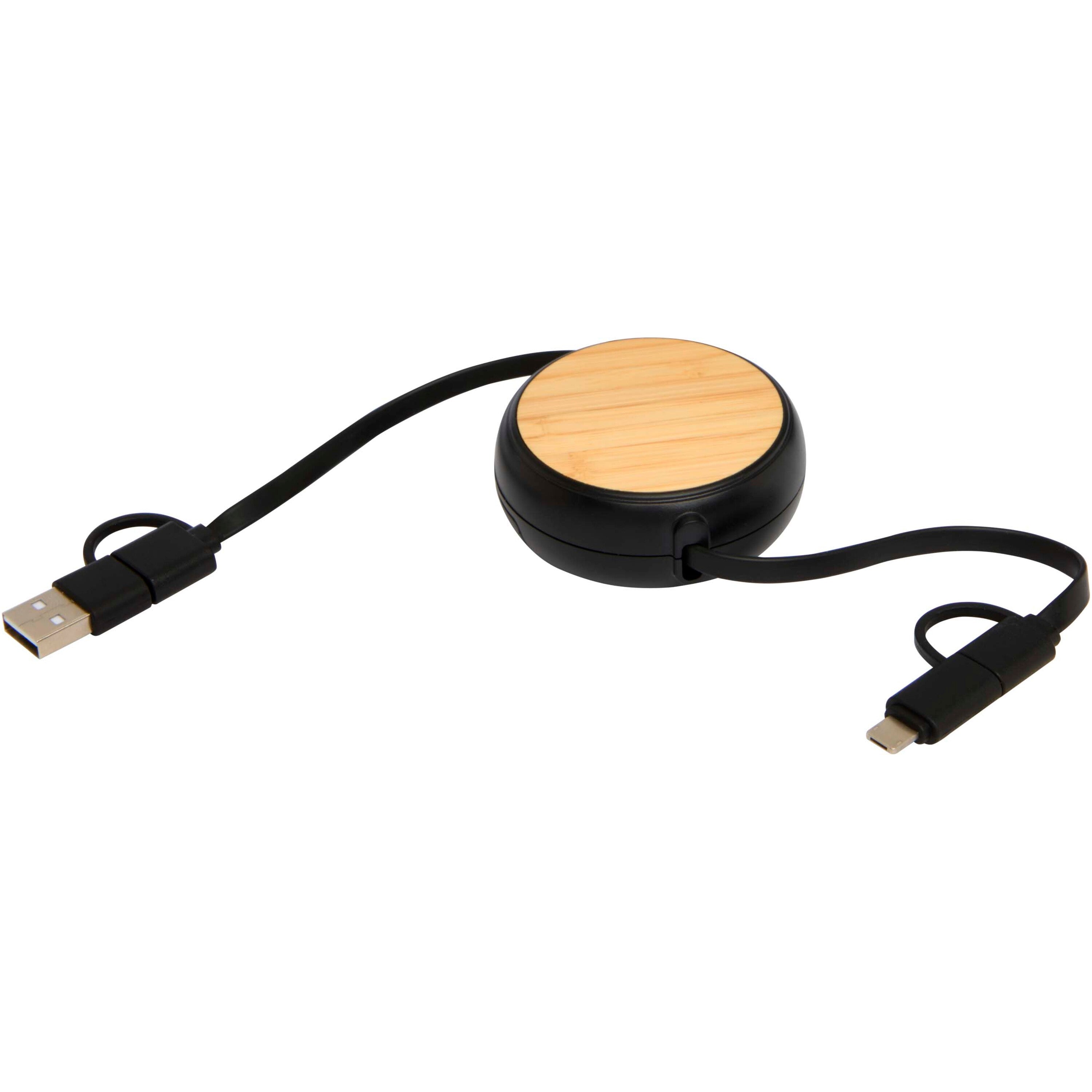 5-in-1 Recycled Retractable Data Sync and Charging Cable