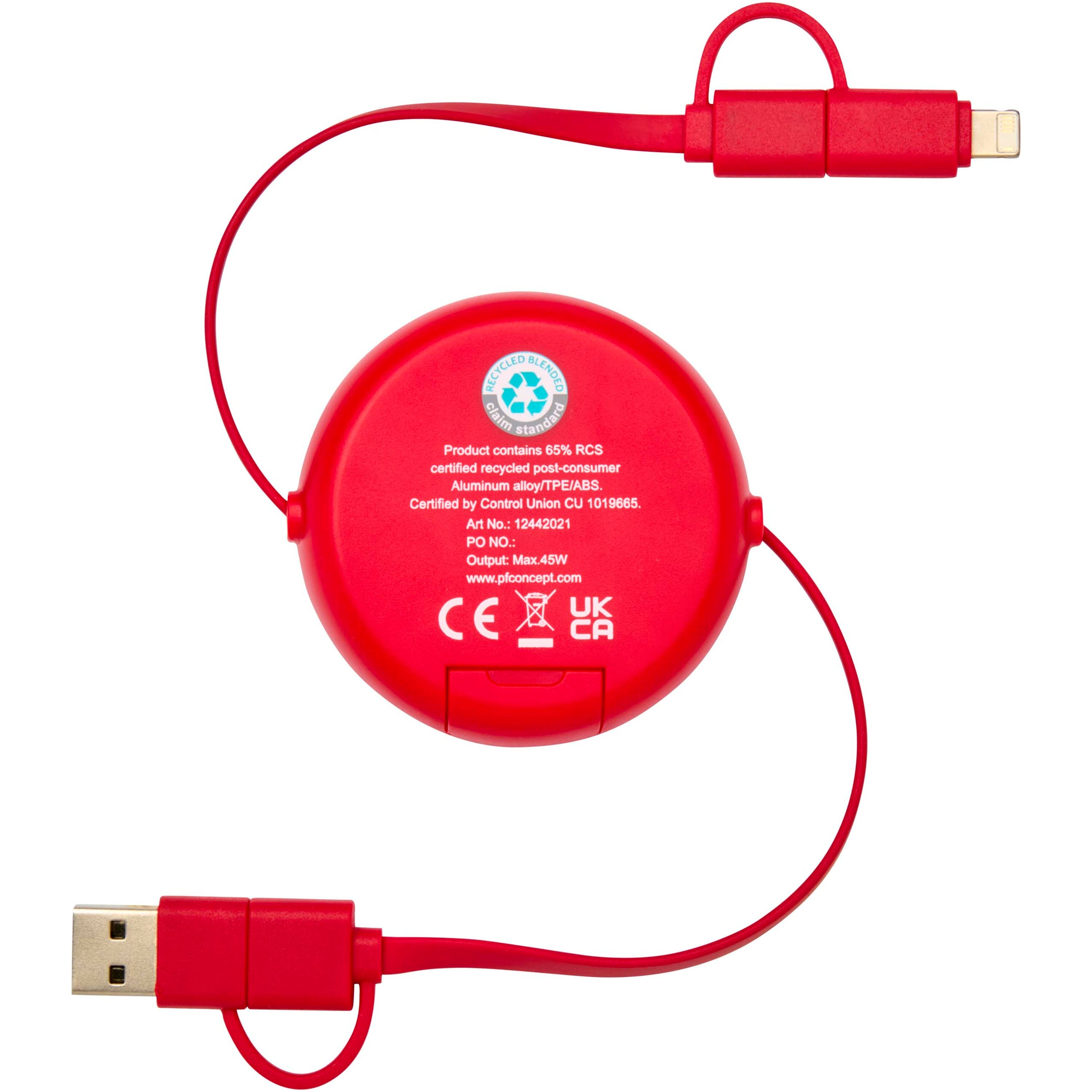 5-in-1 Retractable Data Sync and Fast Charge Cable