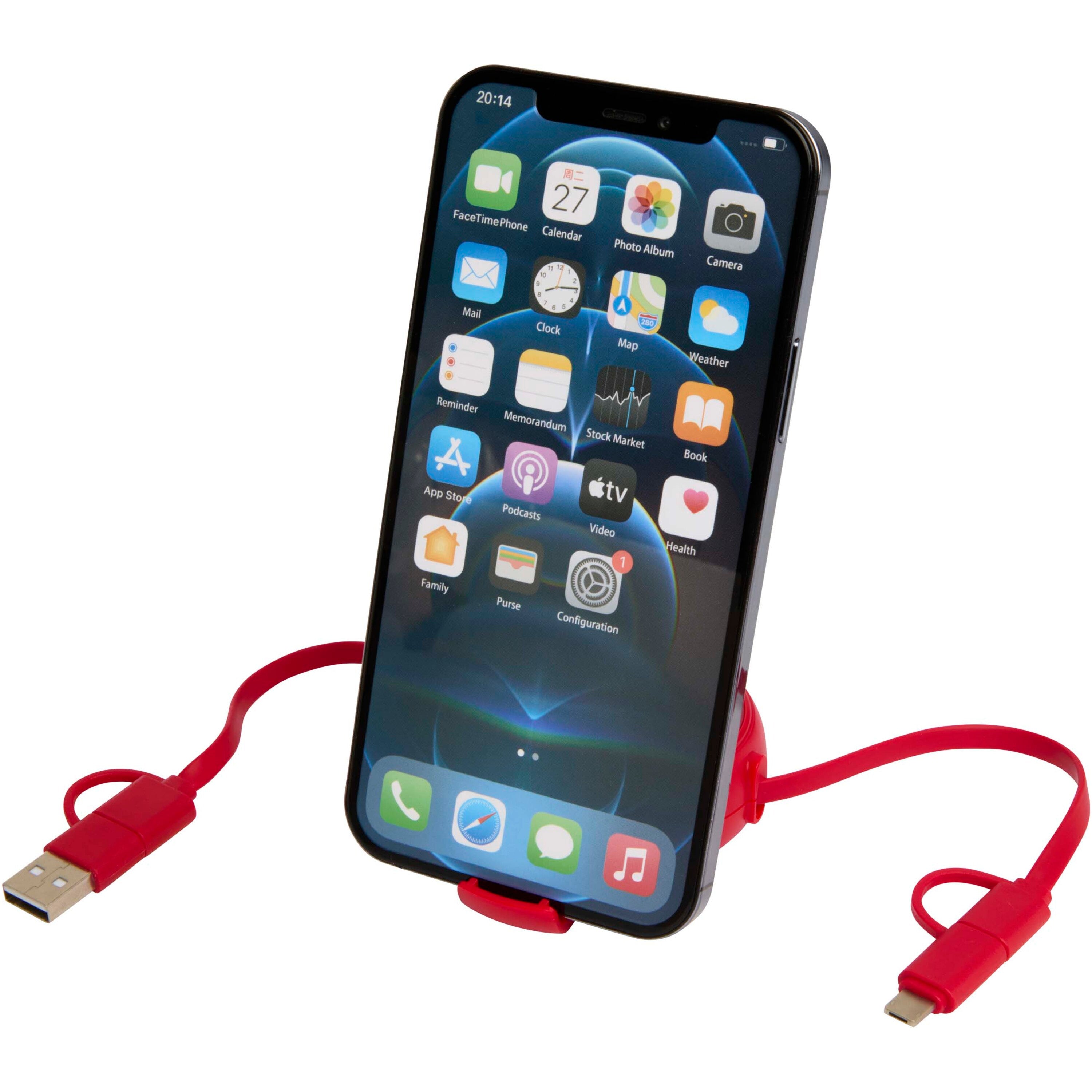 5-in-1 Retractable Data Sync and Fast Charge Cable