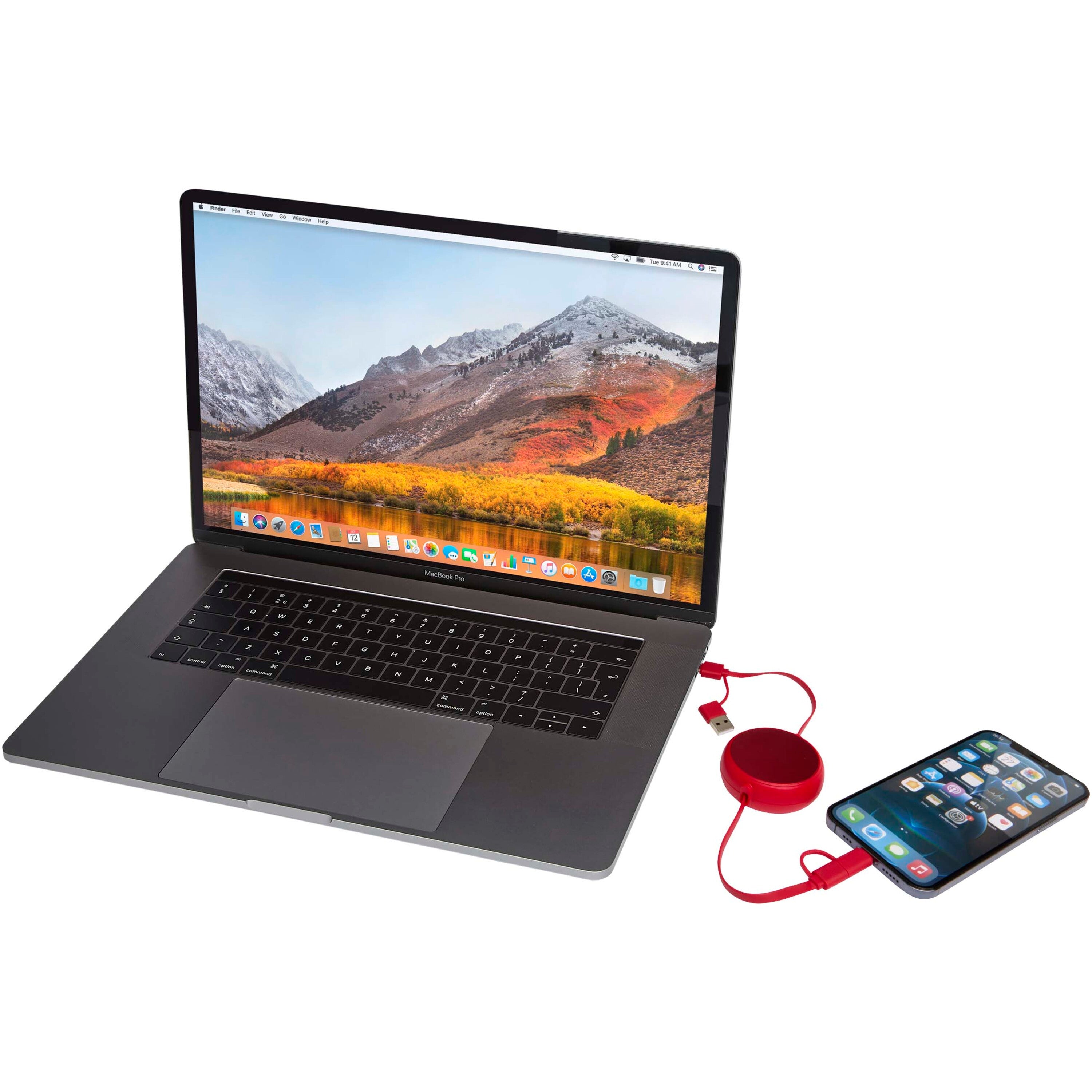5-in-1 Retractable Data Sync and Fast Charge Cable