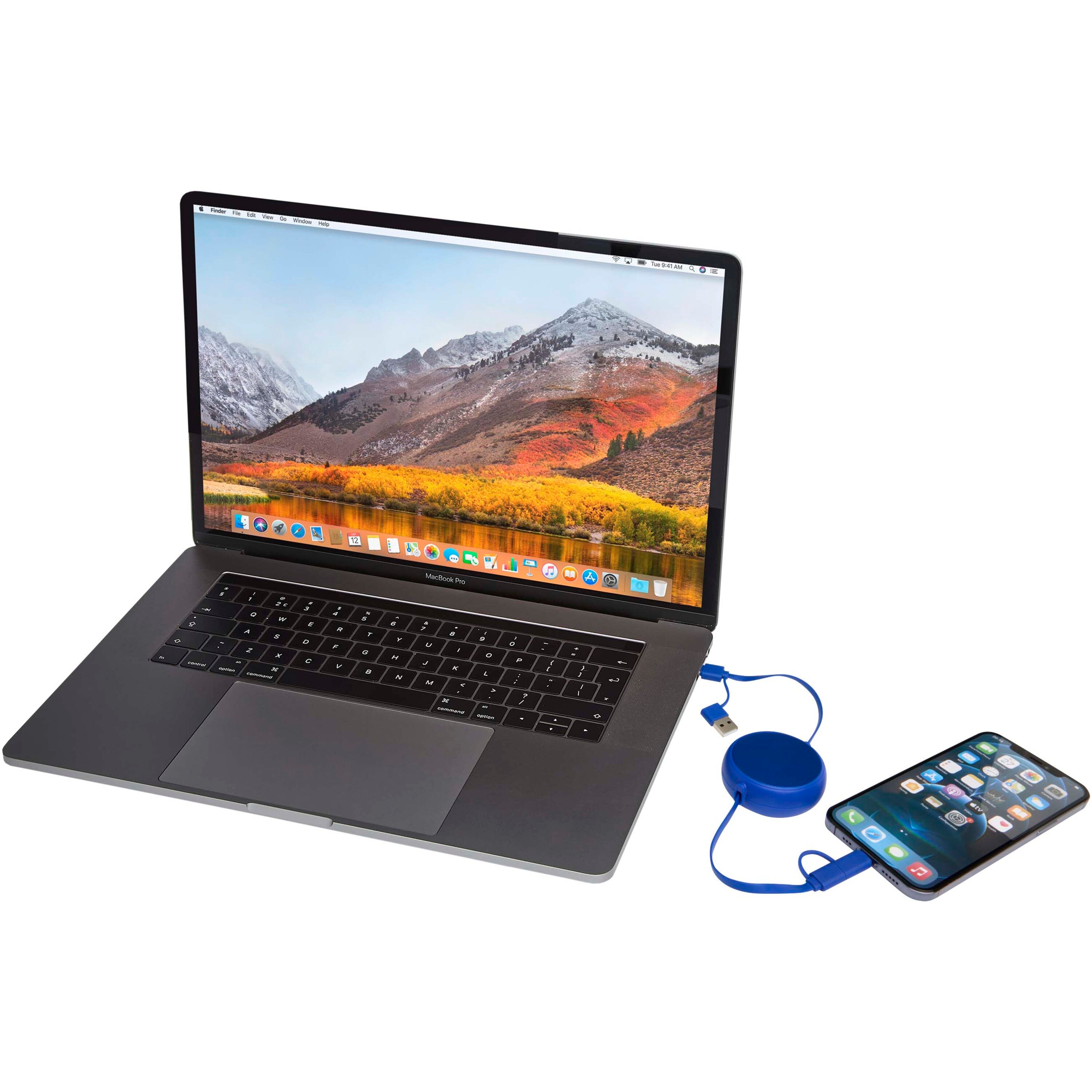 5-in-1 Retractable Data Sync and Fast Charge Cable
