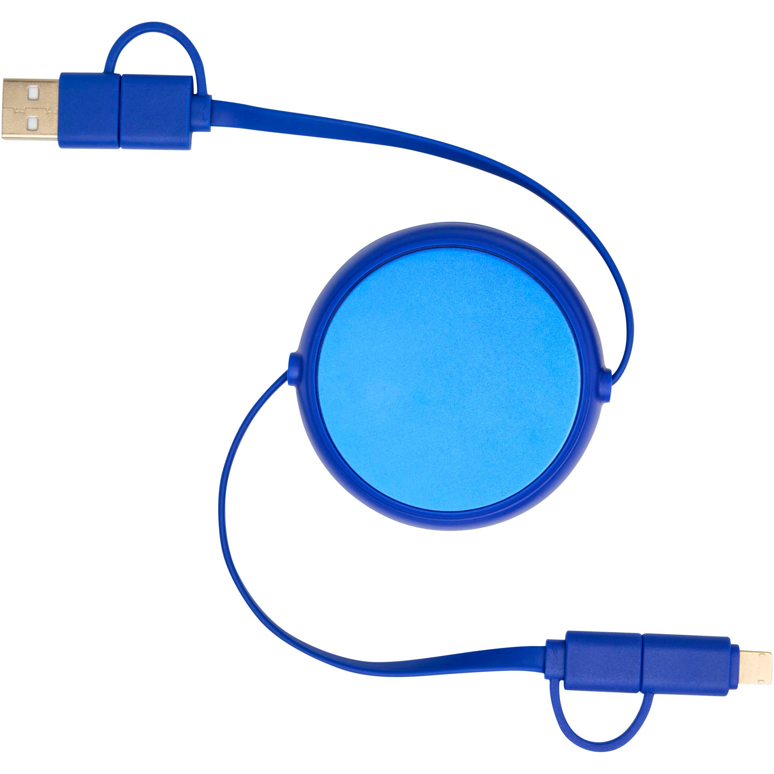 5-in-1 Retractable Data Sync and Fast Charge Cable