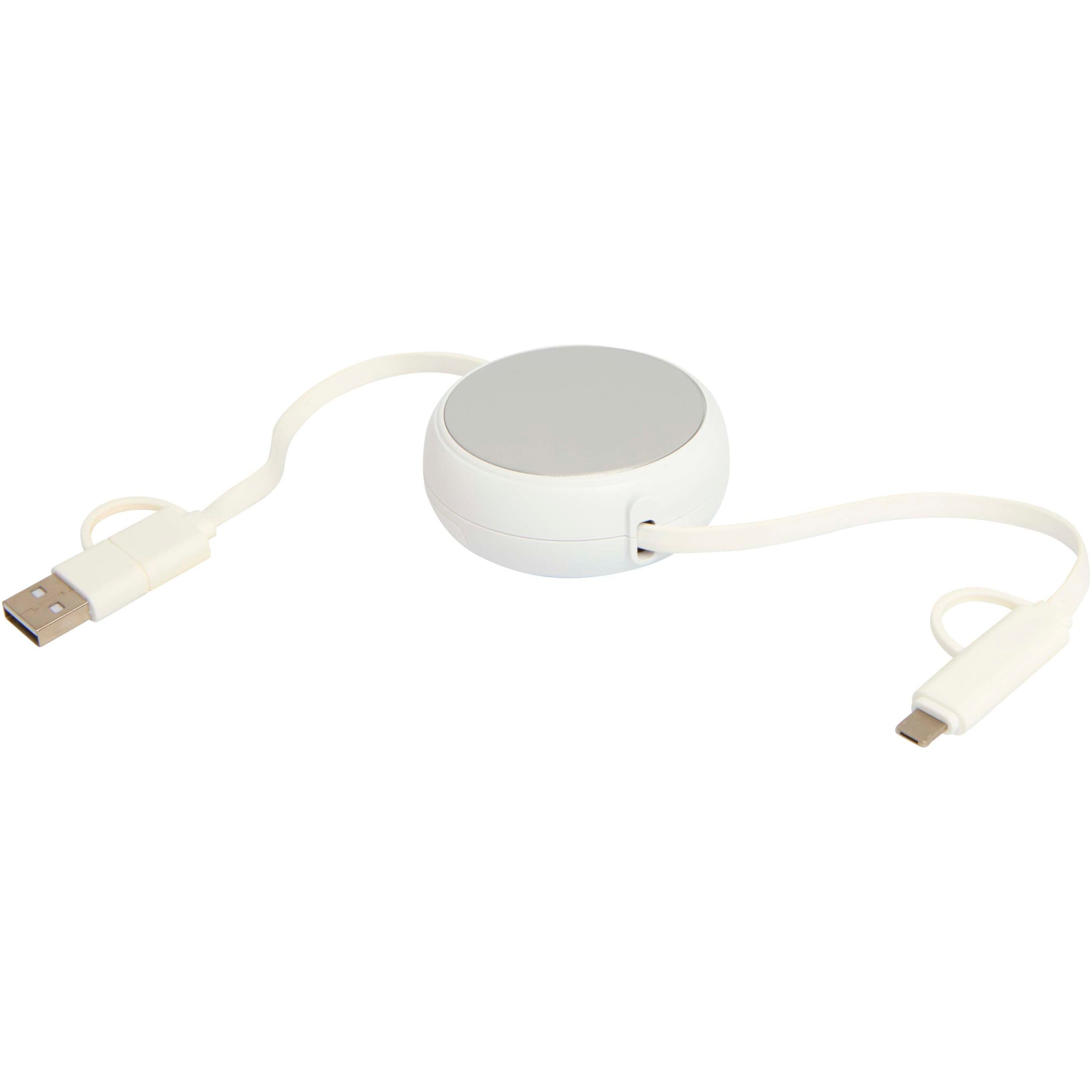 5-in-1 Retractable Data Sync and Fast Charge Cable