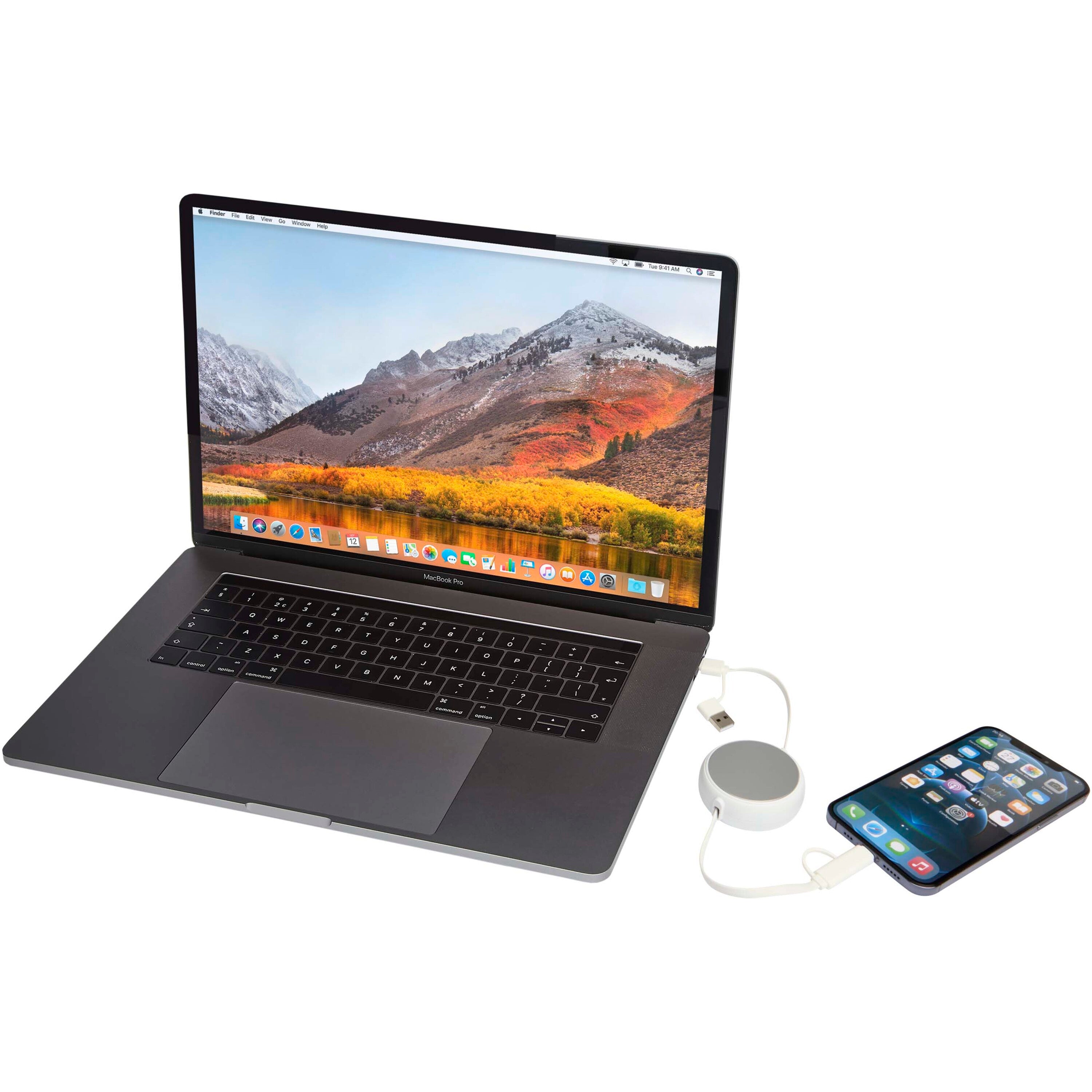 5-in-1 Retractable Data Sync and Fast Charge Cable