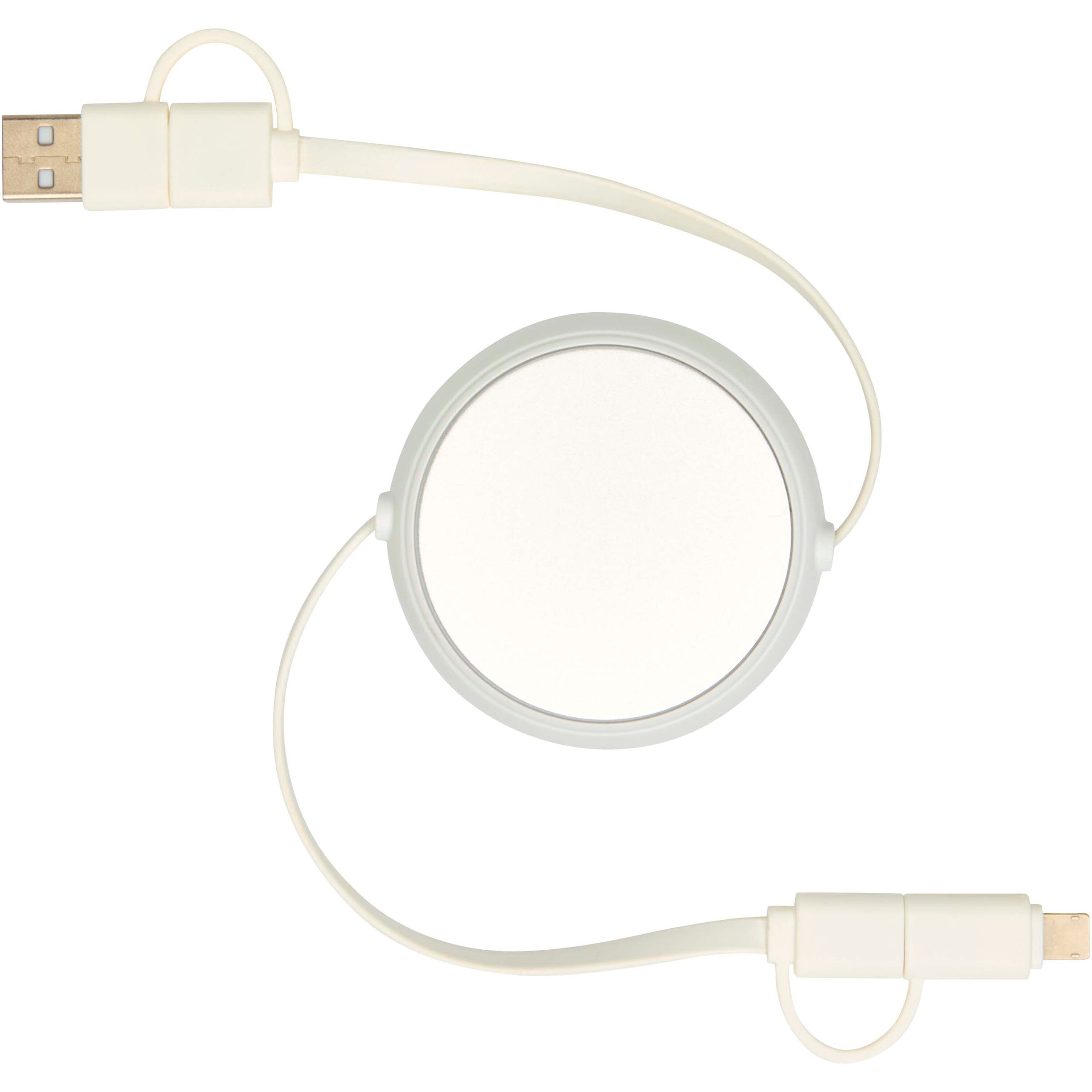 5-in-1 Retractable Data Sync and Fast Charge Cable