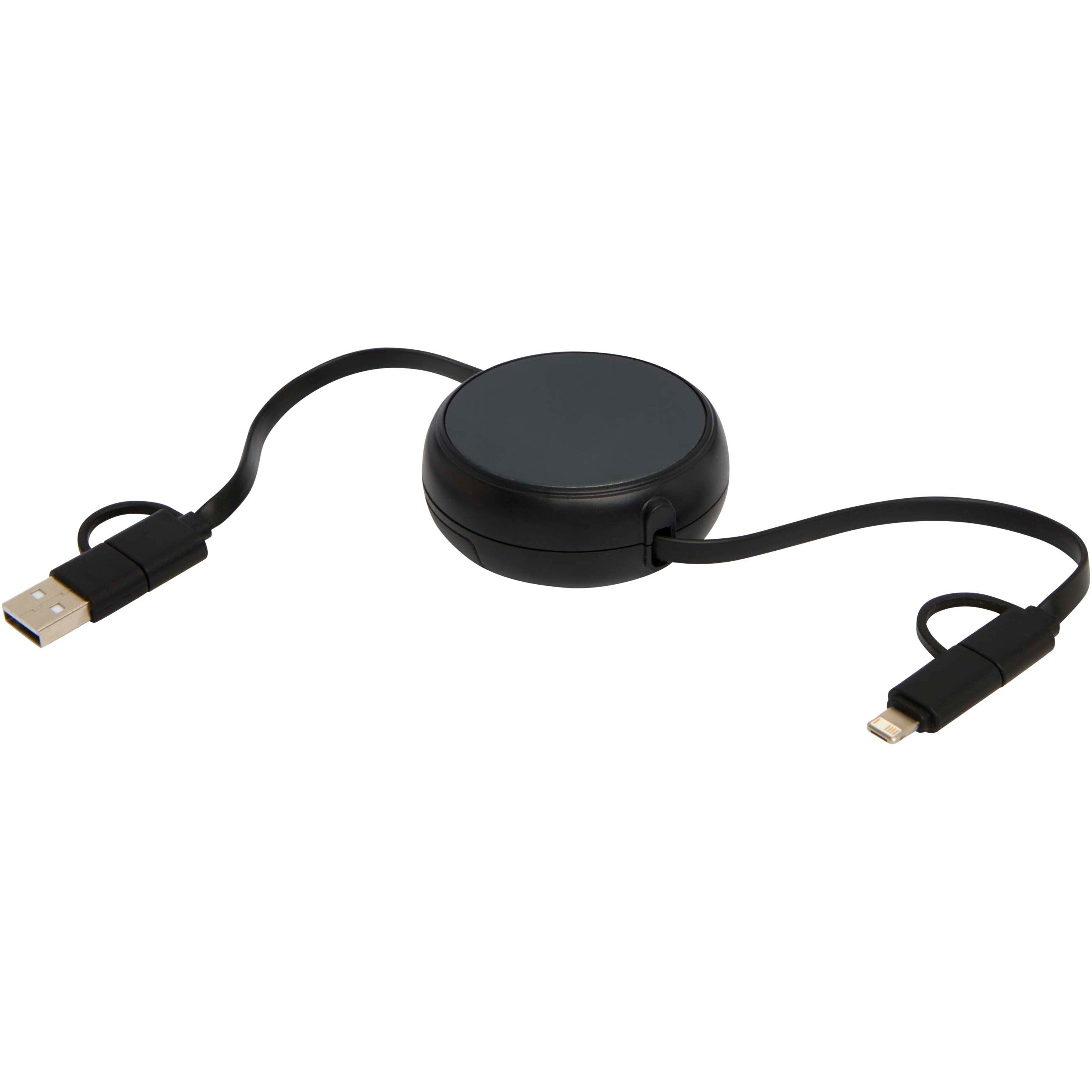 5-in-1 Retractable Data Sync and Fast Charge Cable