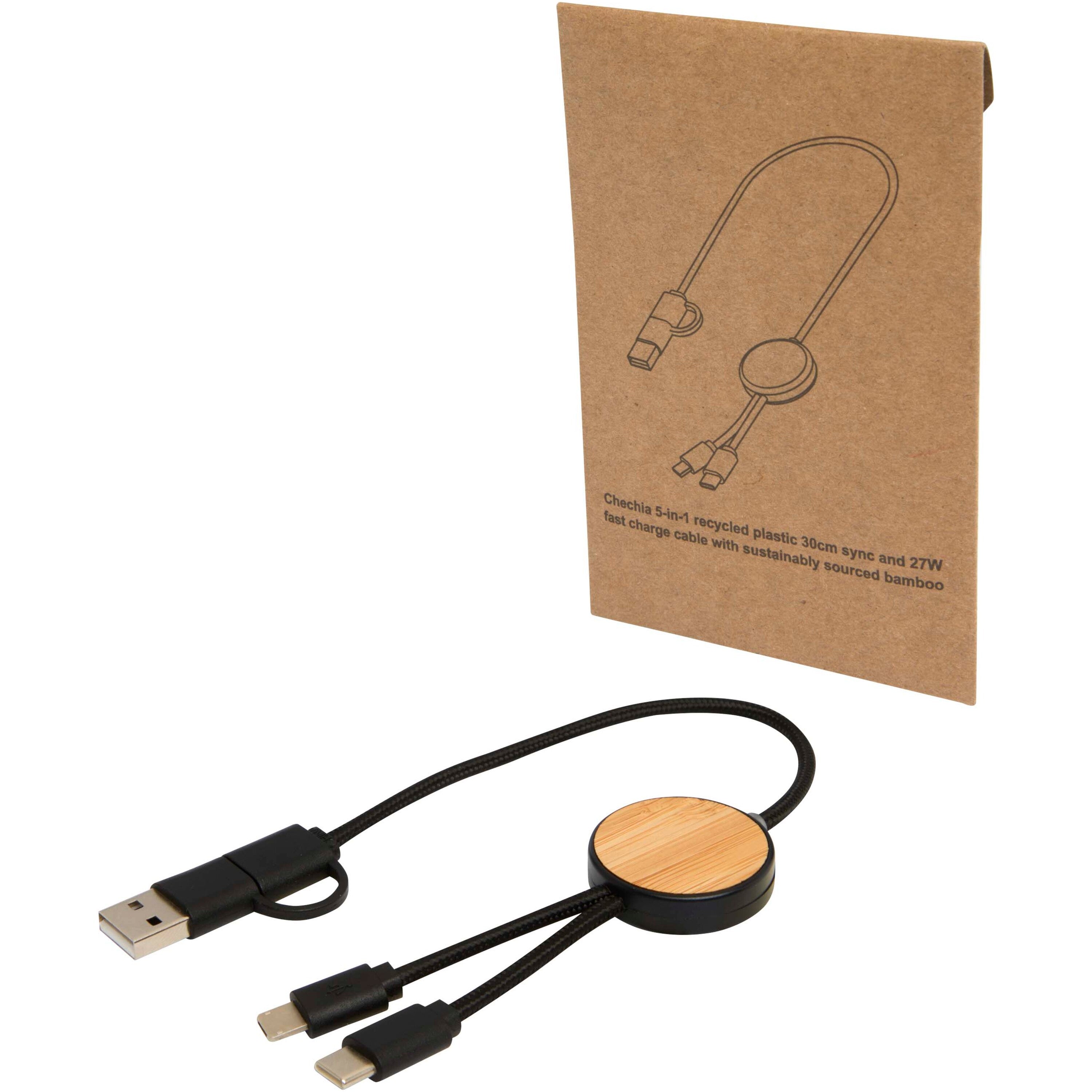 Chechia 5-in-1 30cm Data Sync and Charging Cable
