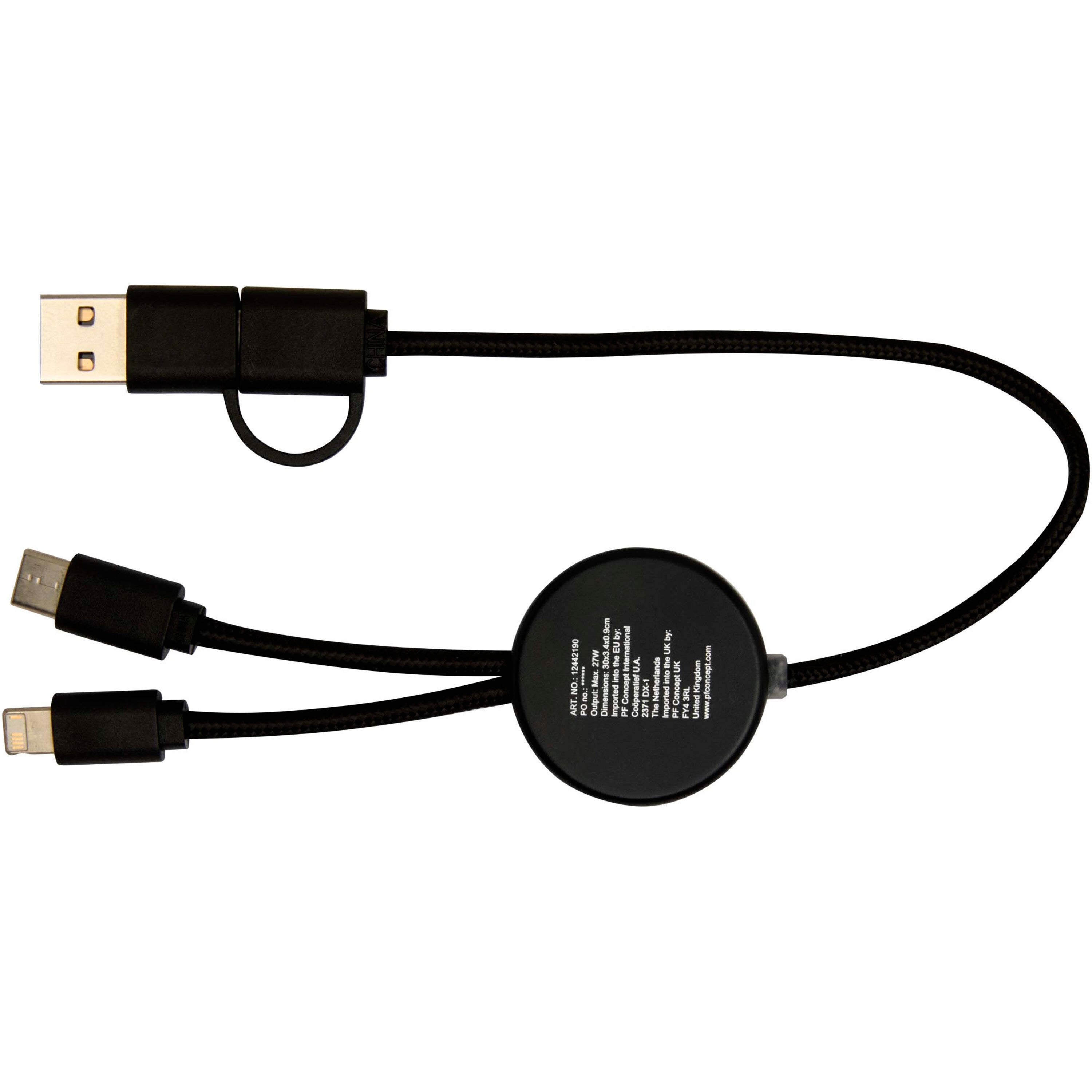 Chechia 5-in-1 30cm Data Sync and Charging Cable