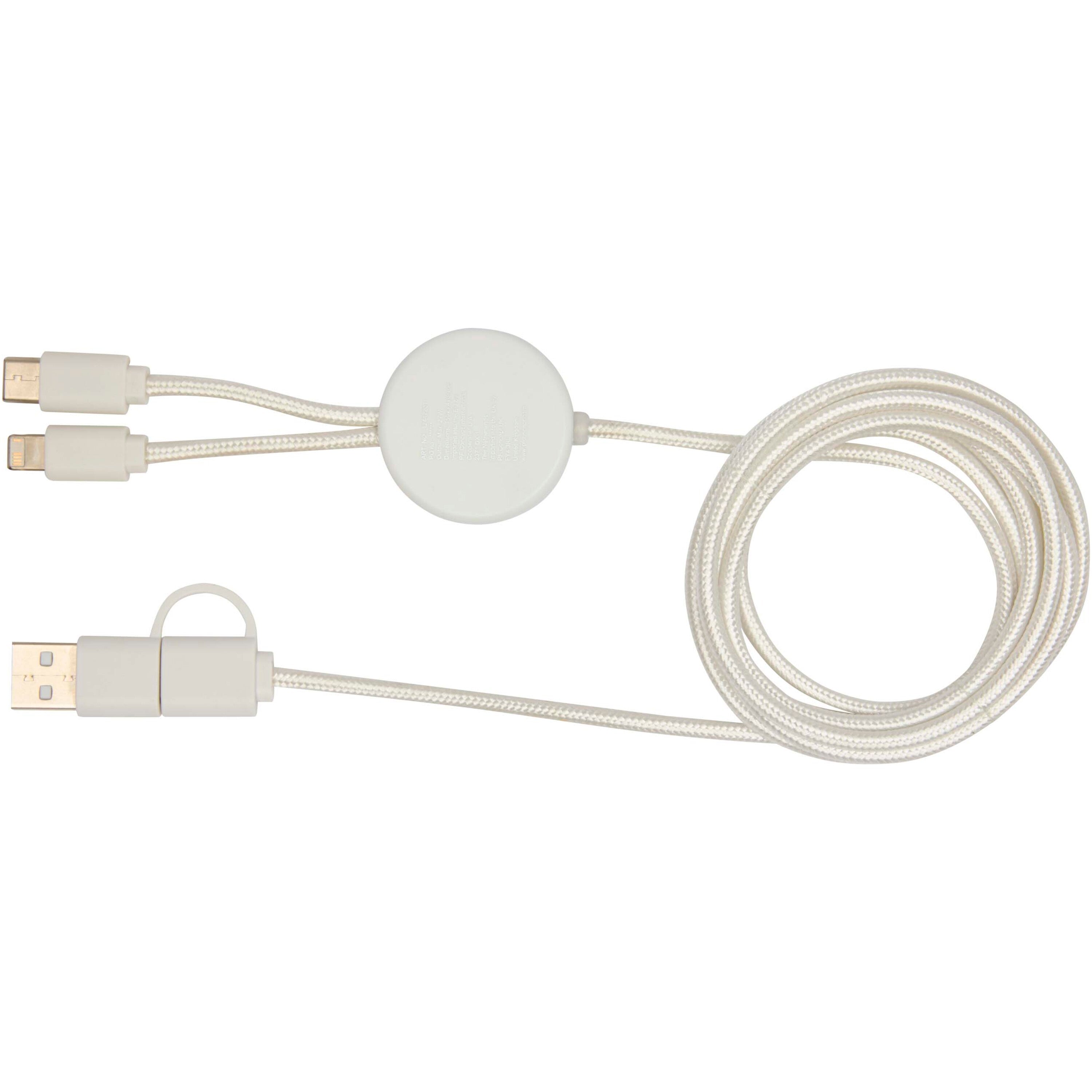 Bamboo and Recycled Data Sync and Fast Charge Cable