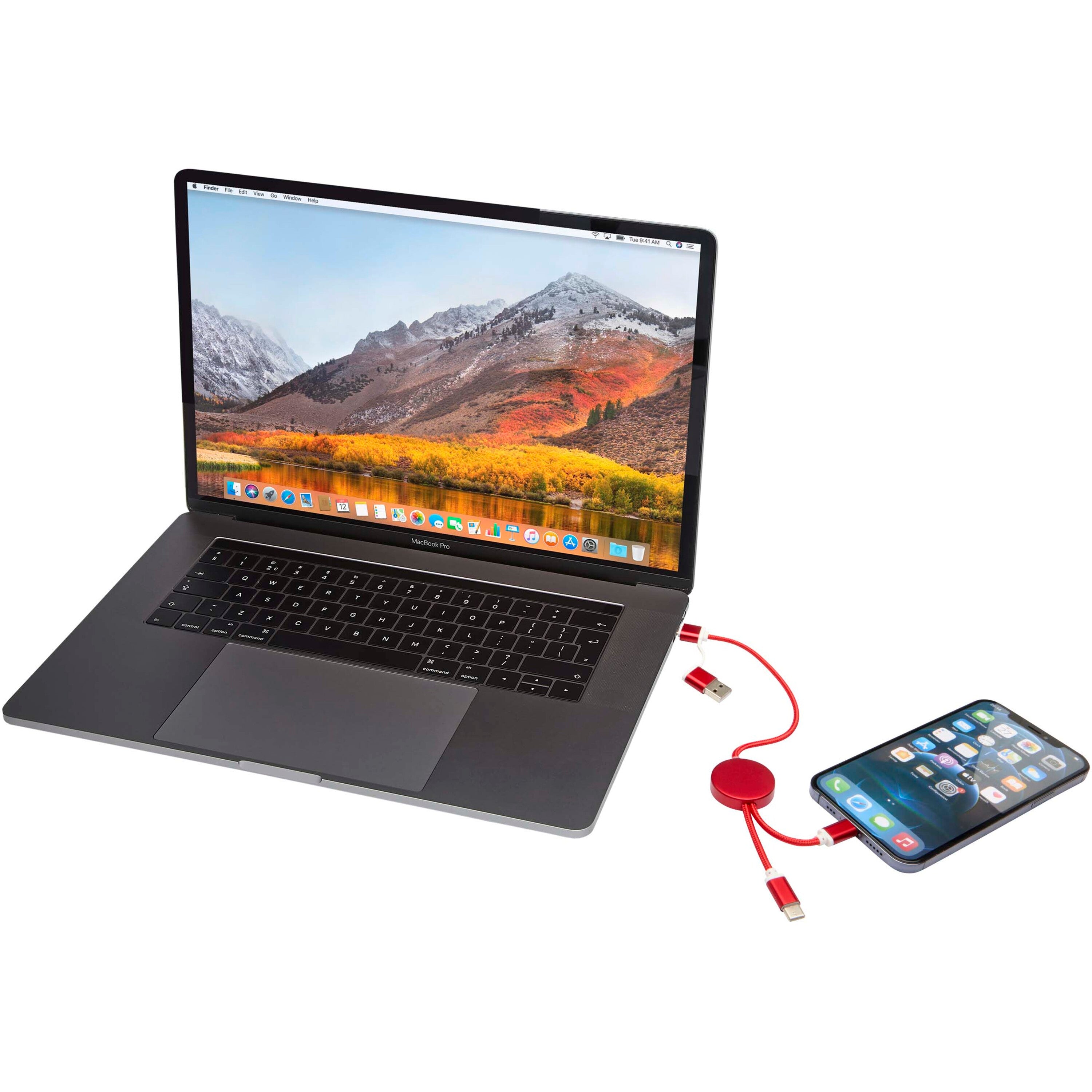 Alasia 5-in-1 30cm Data Sync and 27W Fast Charge Cable