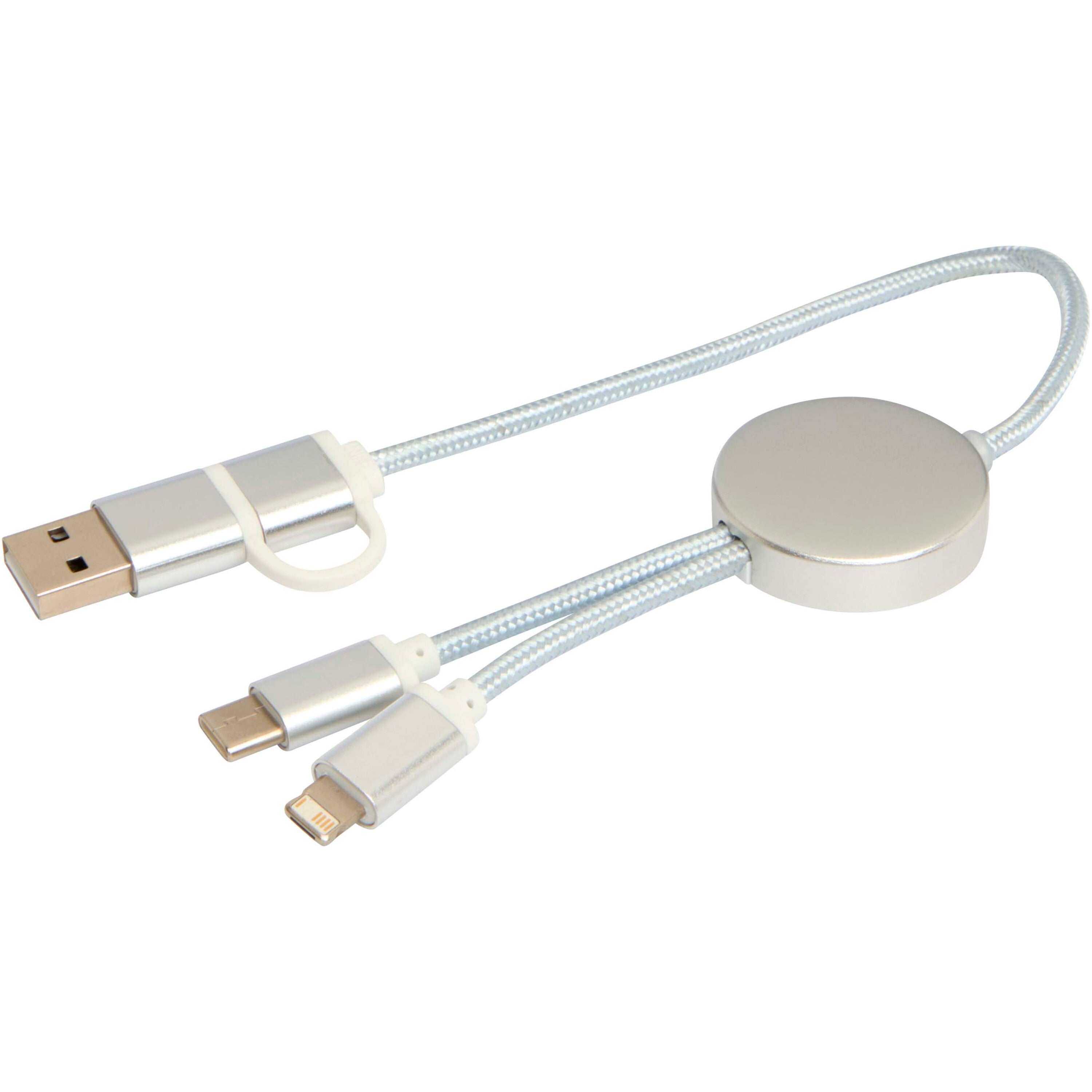 Alasia 5-in-1 30cm Data Sync and 27W Fast Charge Cable
