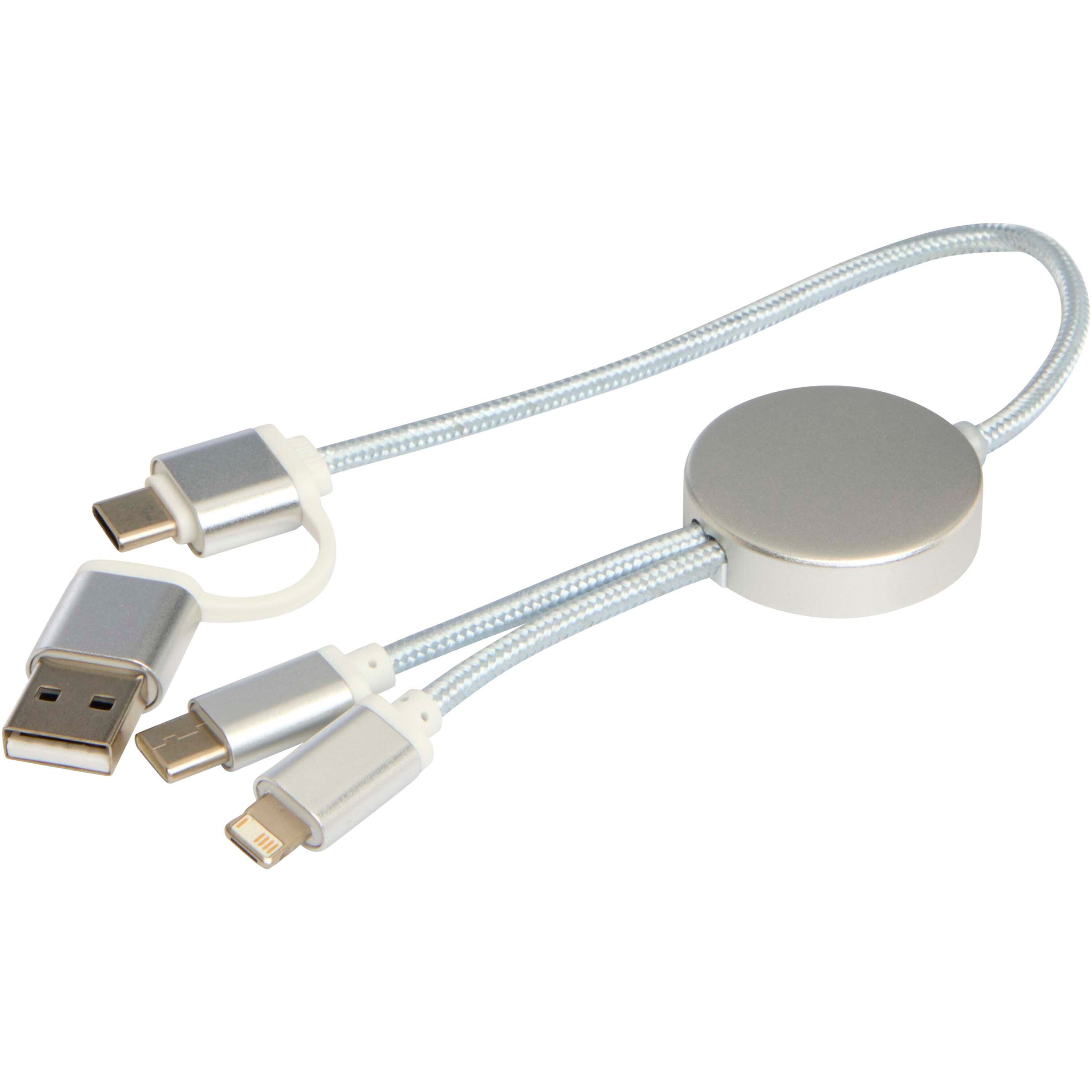 Alasia 5-in-1 30cm Data Sync and 27W Fast Charge Cable